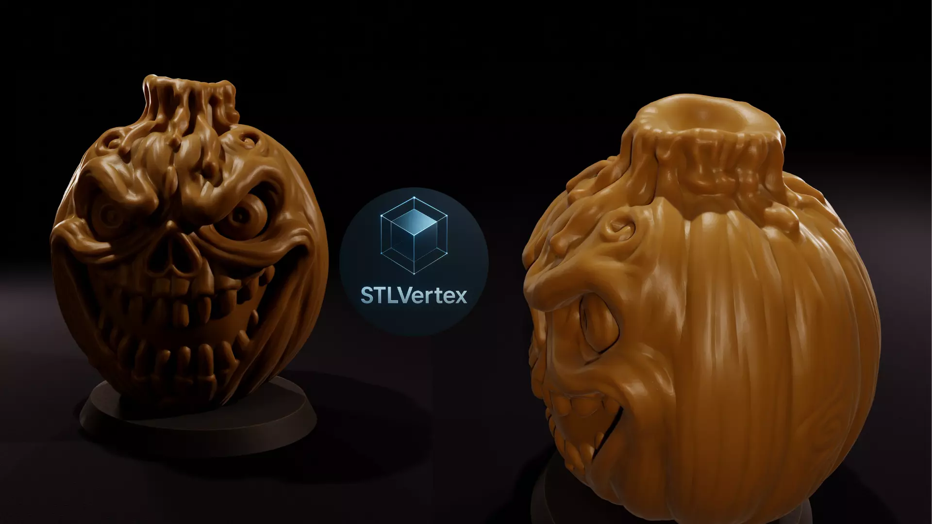 Pumpkin  3D Printable Model 3D print model_2