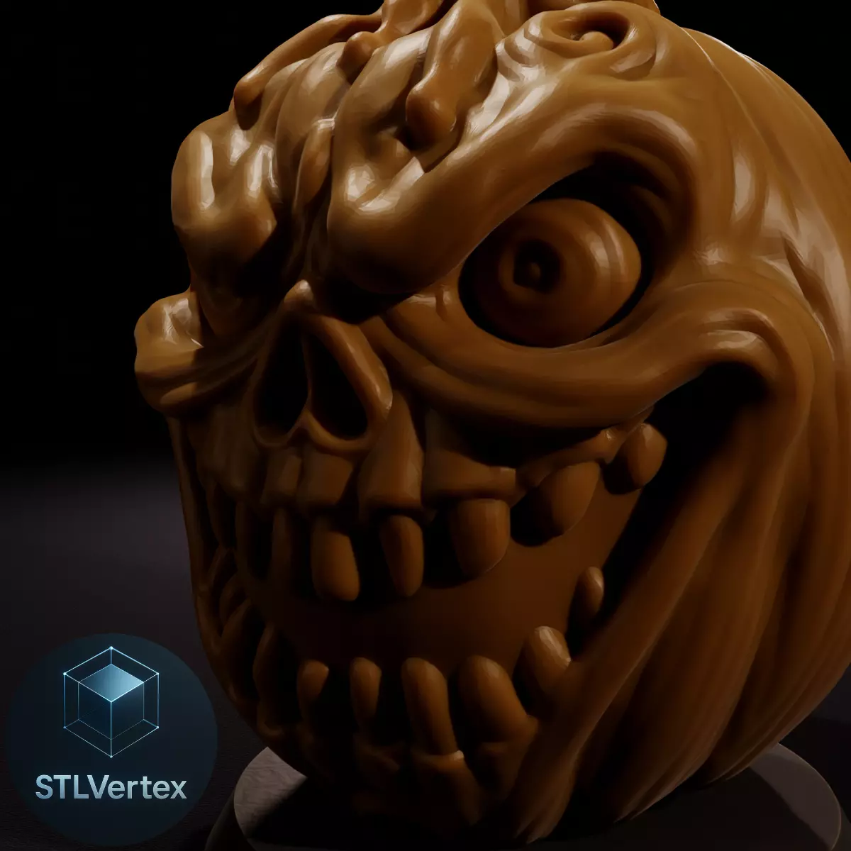 Pumpkin  3D Printable Model 3D print model_1