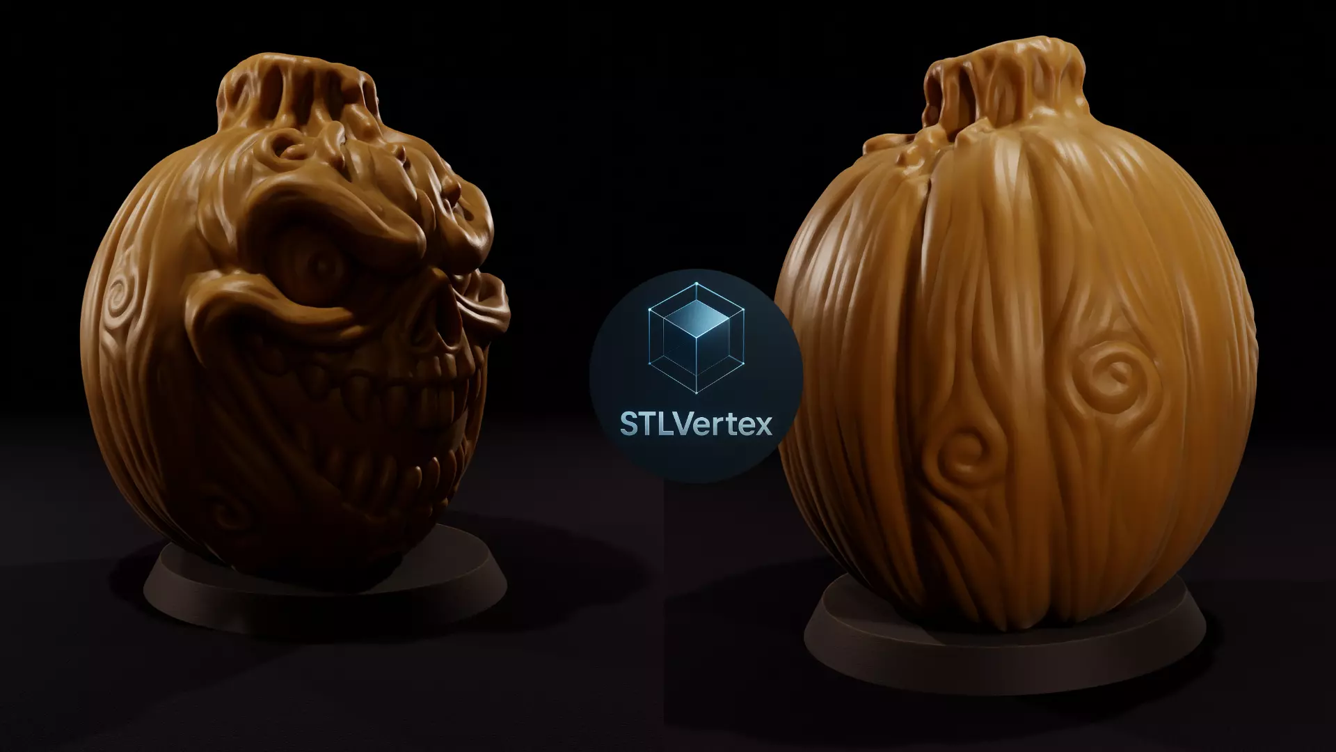 Pumpkin  3D Printable Model 3D print model_3