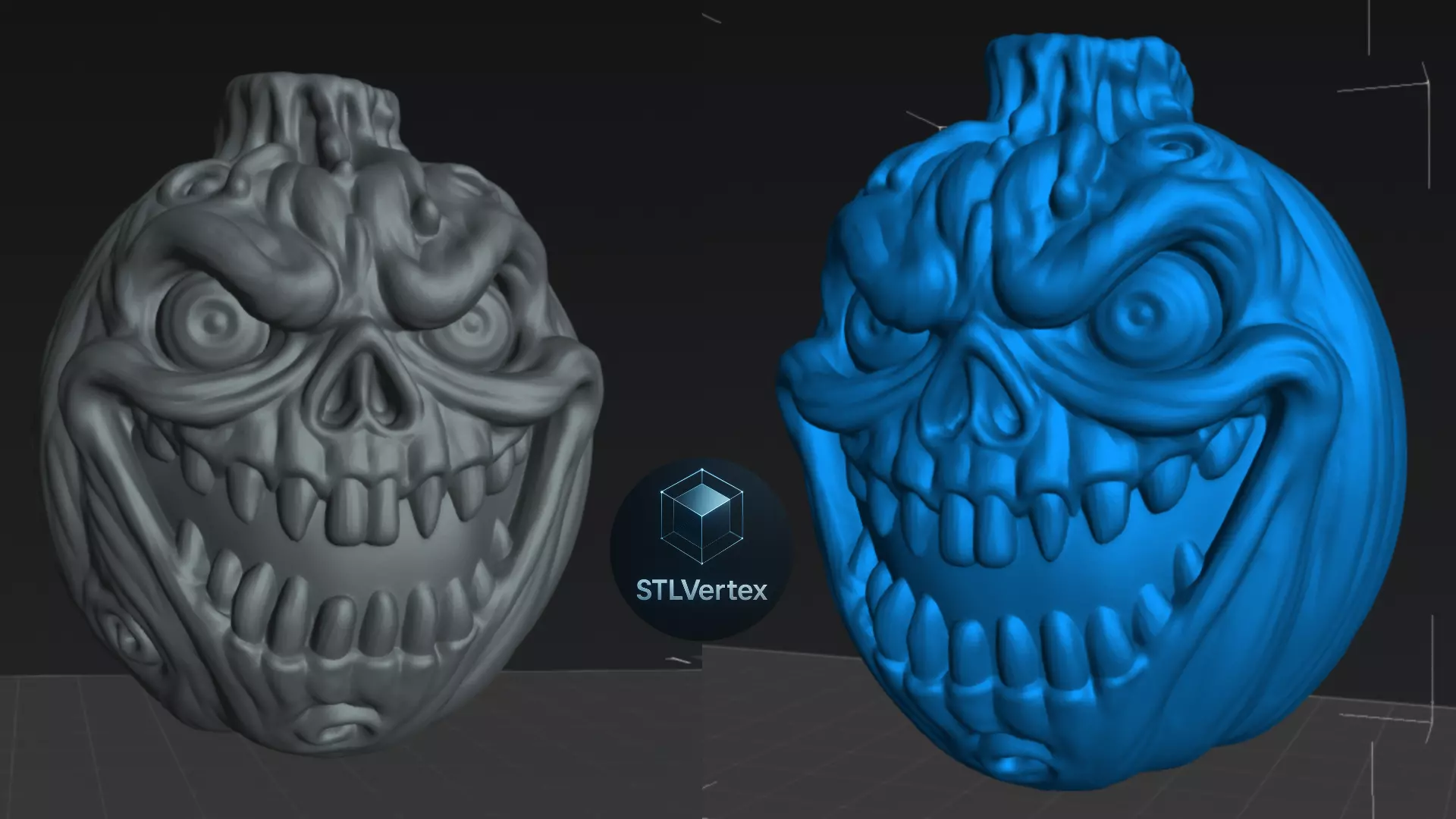 Pumpkin  3D Printable Model 3D print model_4