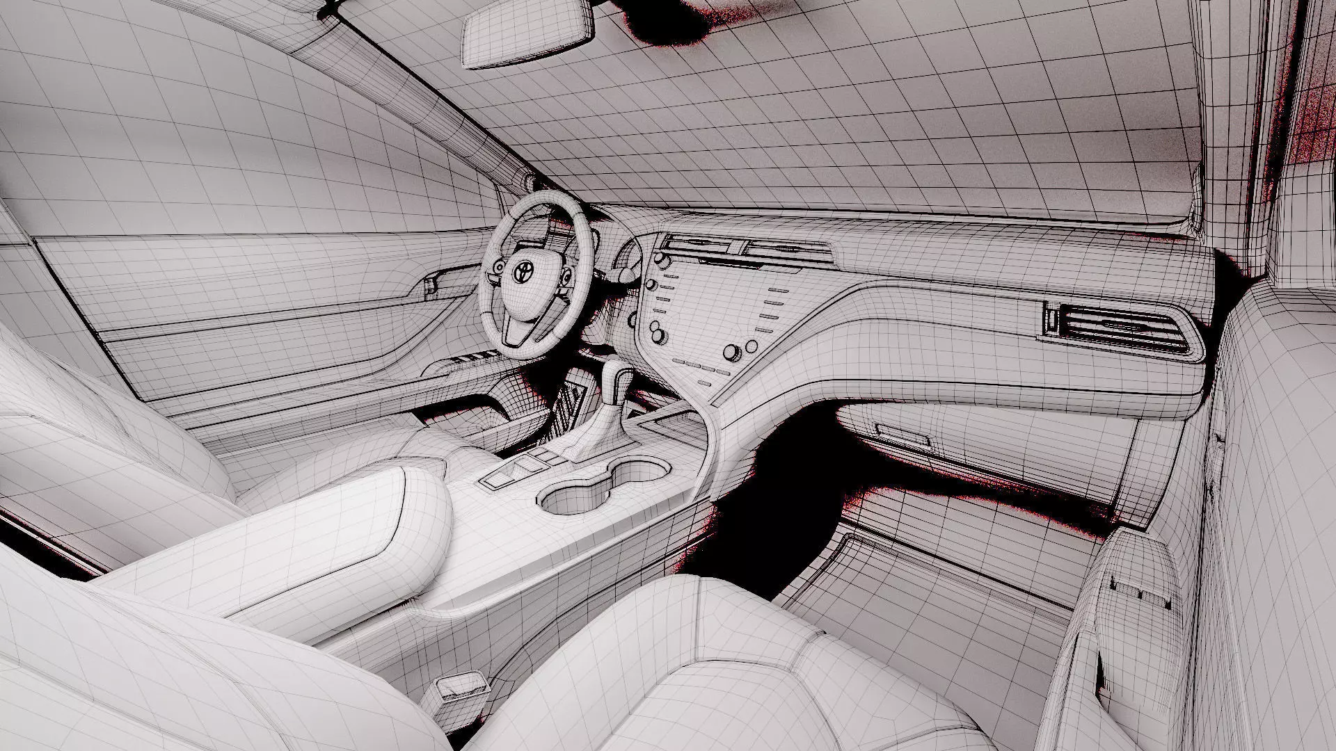 Toyota Camry 2018 3D model_10