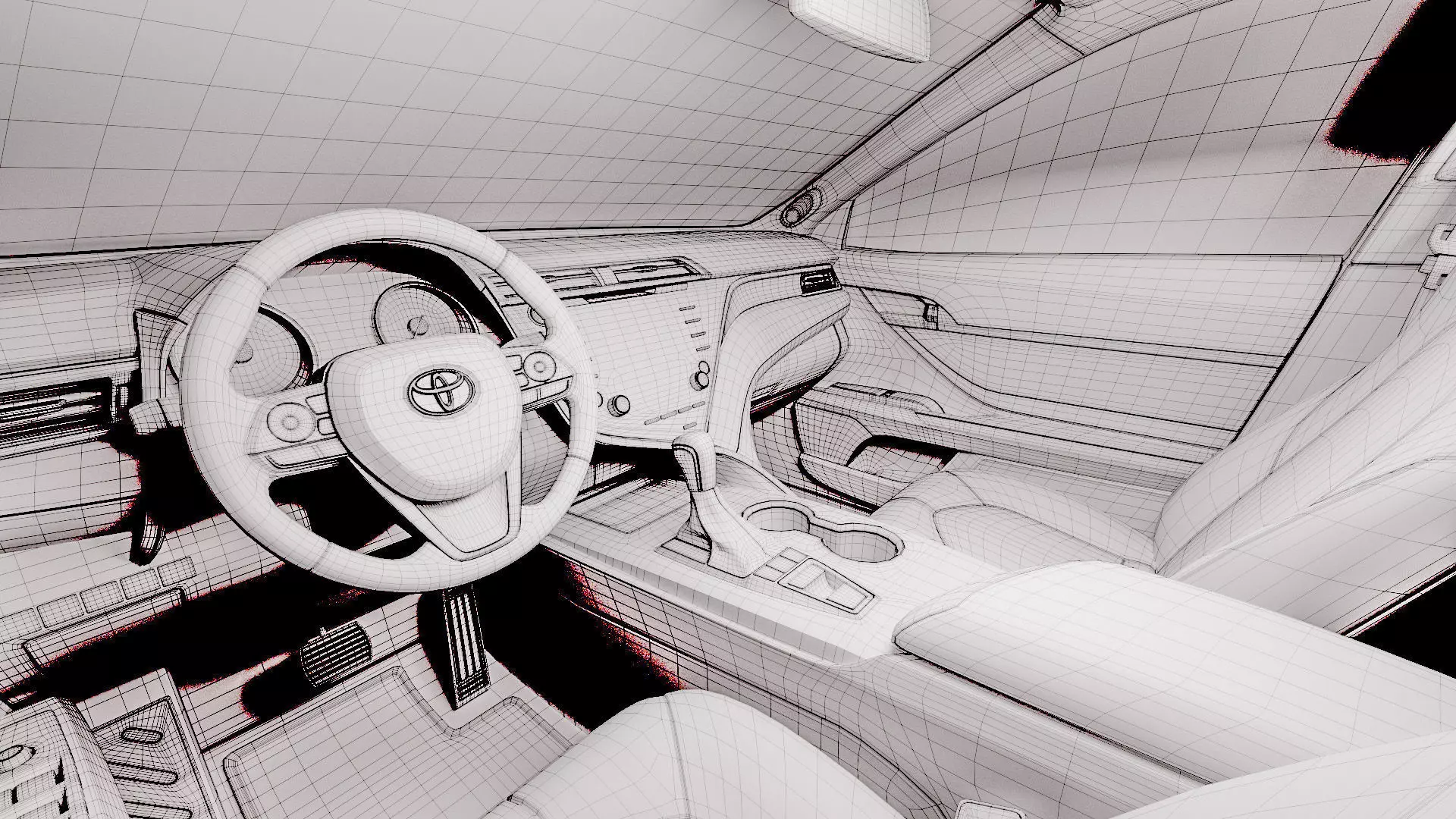 Toyota Camry 2018 3D model_9