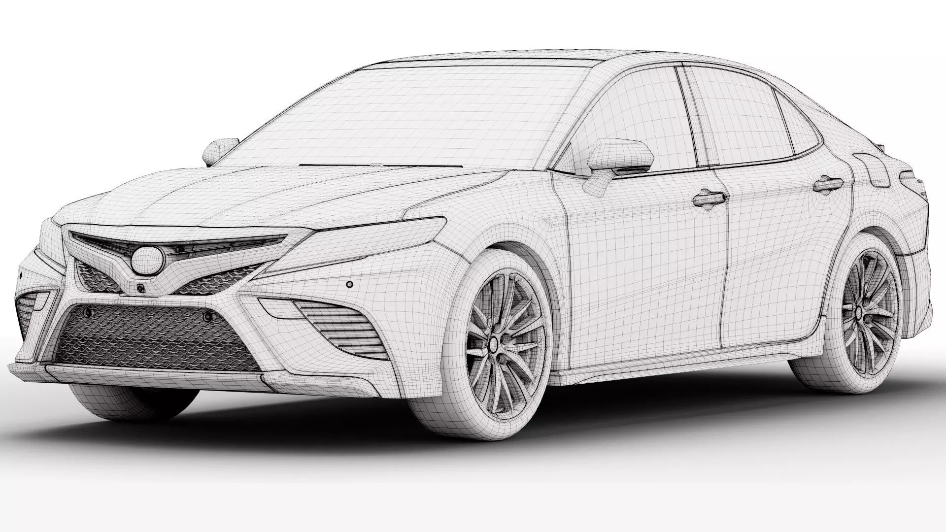 Toyota Camry 2018 3D model_11