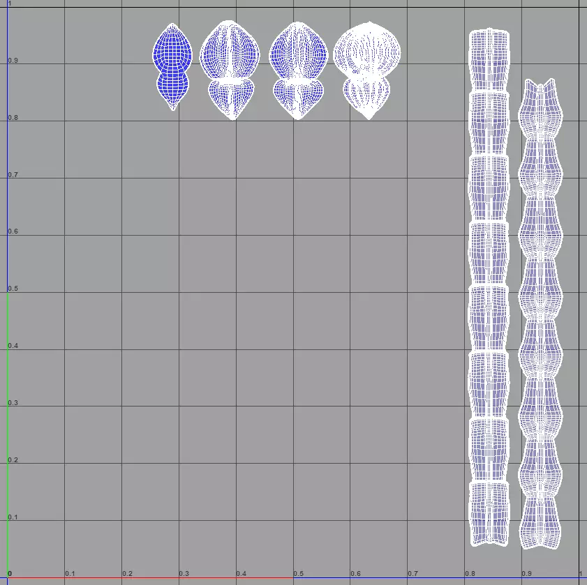 Cream Set - Long Whipped Cream 3D model_17