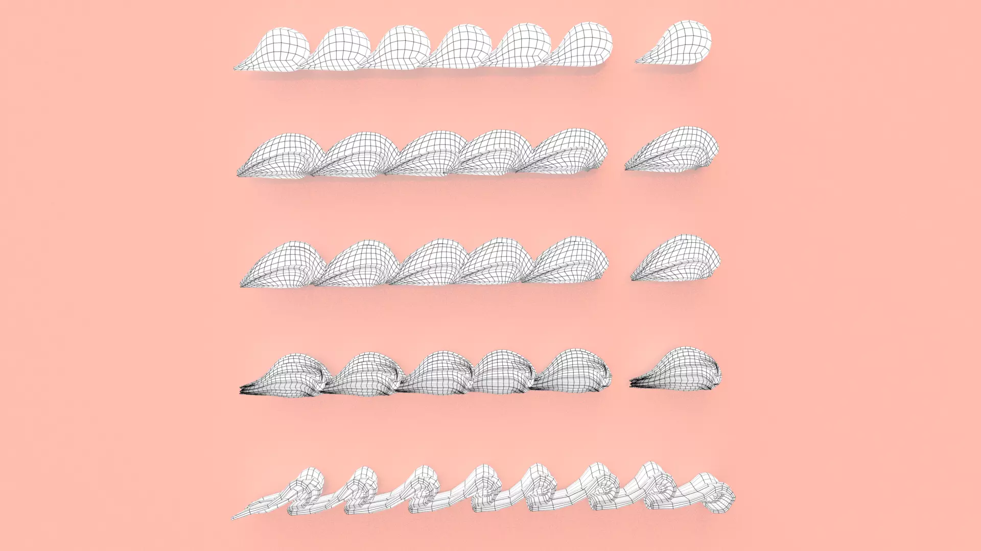 Cream Set - Long Whipped Cream 3D model_16