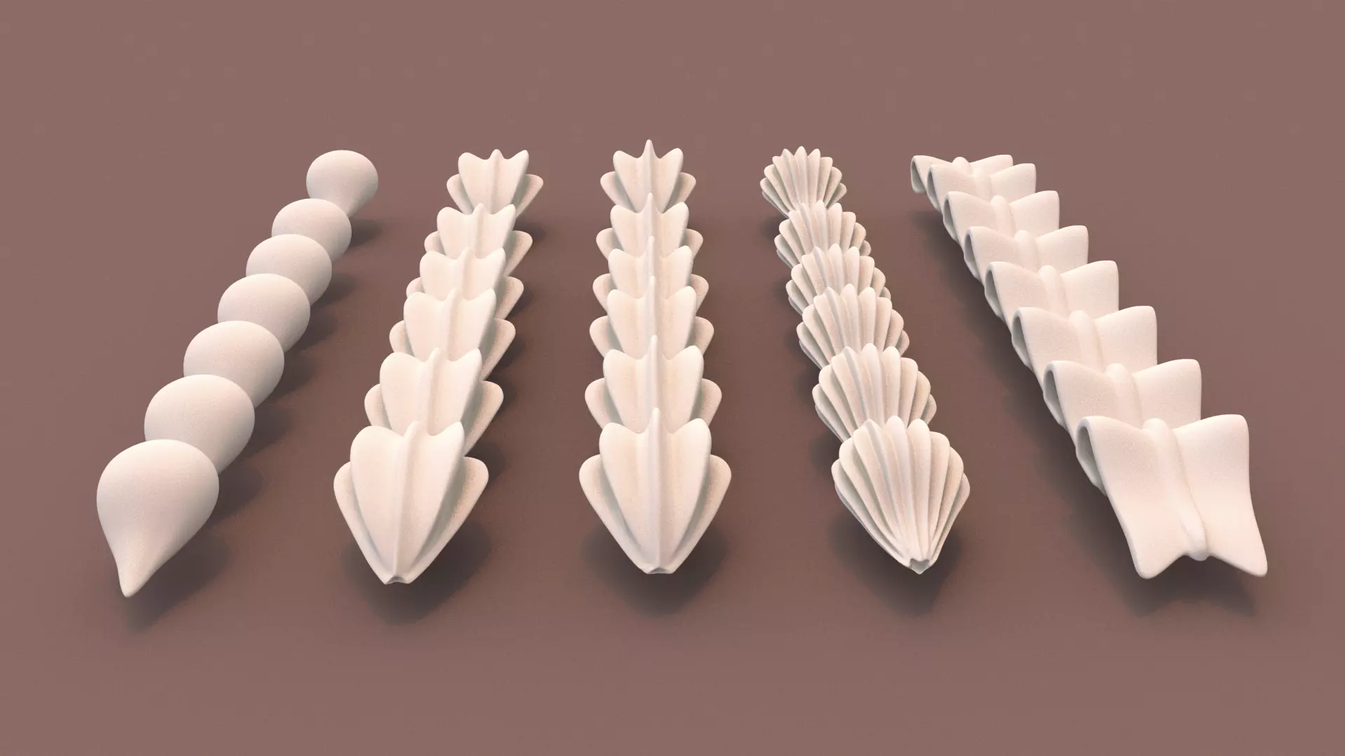 Cream Set - Long Whipped Cream 3D model_7