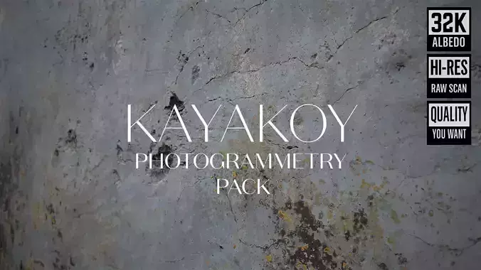 Abandoned Village Surface Scan - Cement