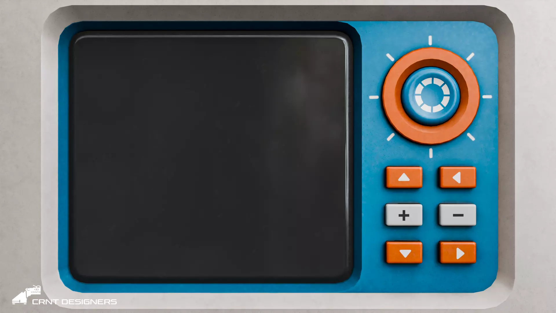 Retro Console - Retro Computer Low-poly 3D model_12