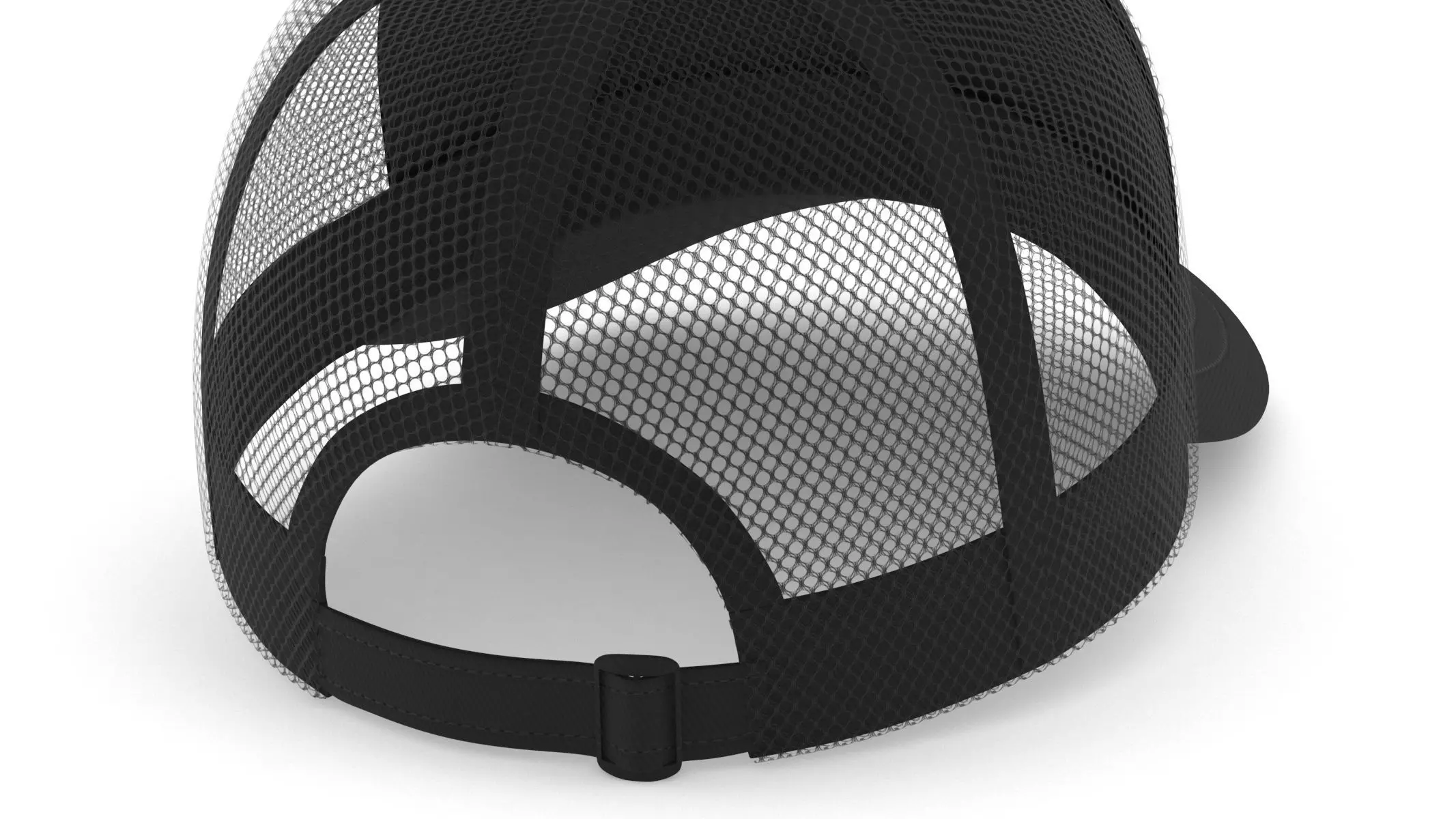 Baseball Cap Trucker 3D model_14