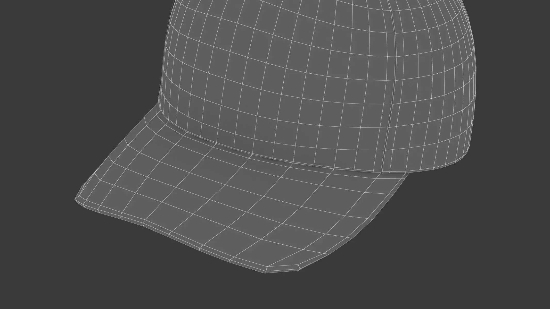 Baseball Cap Trucker 3D model_18