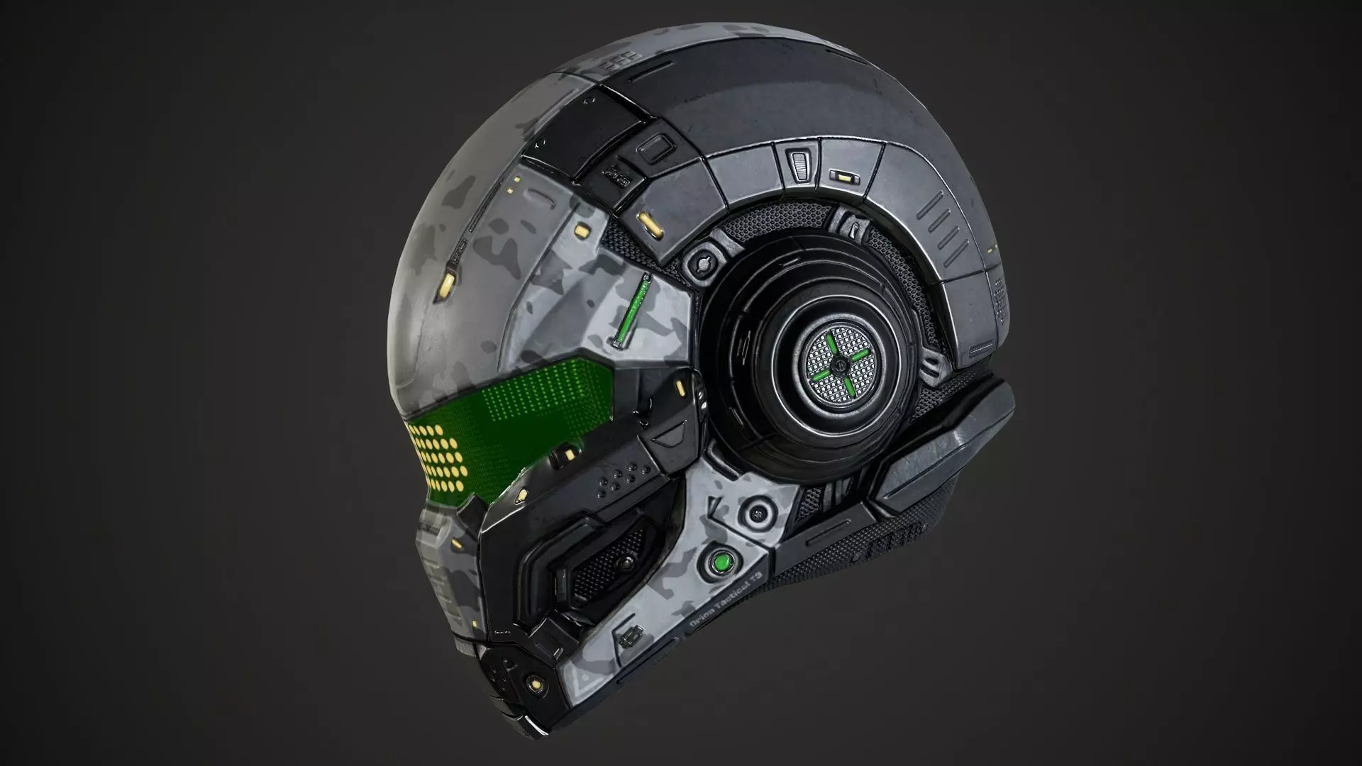 Sci-Fi Military Armor Pack 03 Low-poly 3D model_33