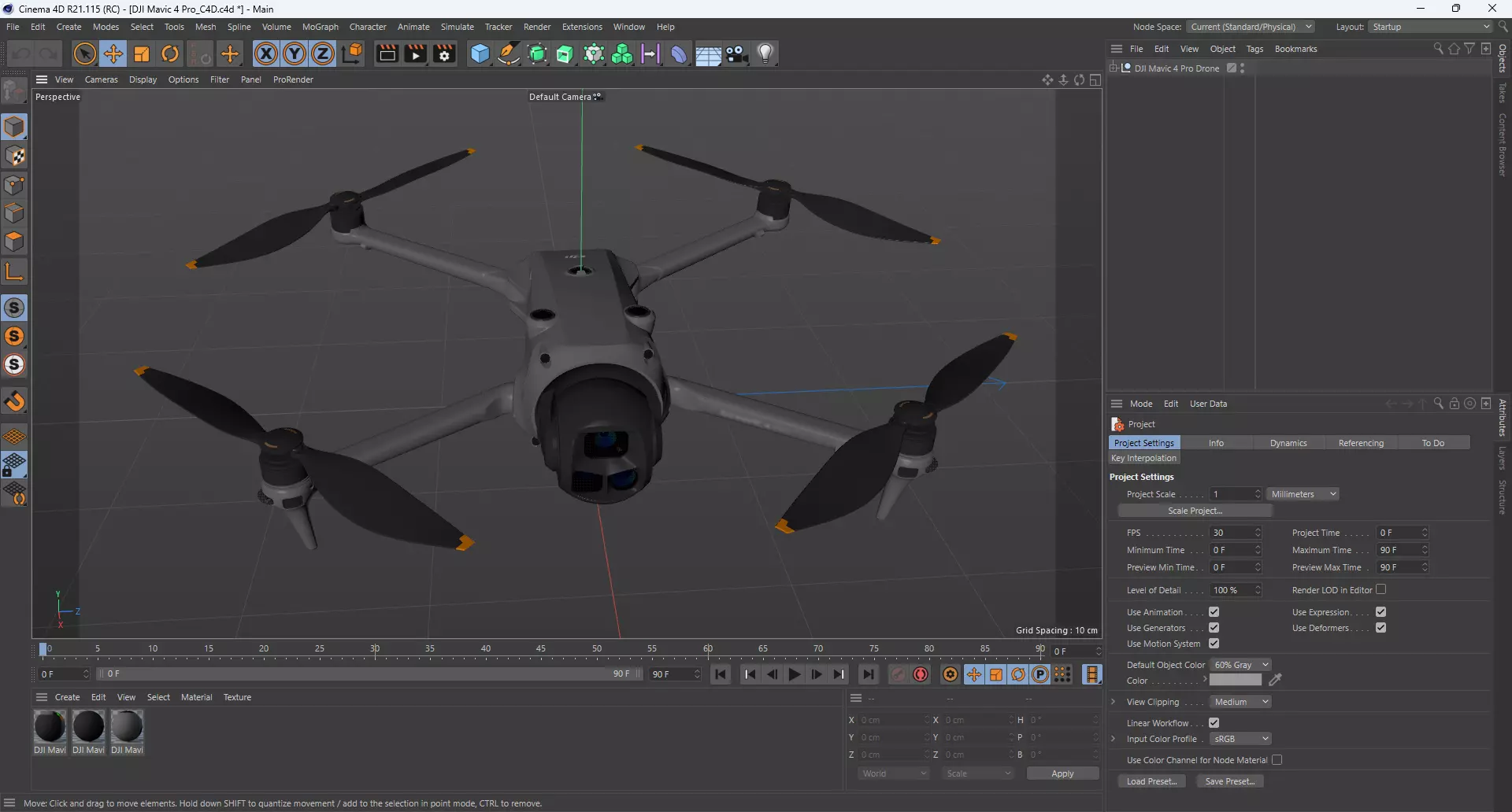DJI Mavic 4 Pro Drone 3D model_11