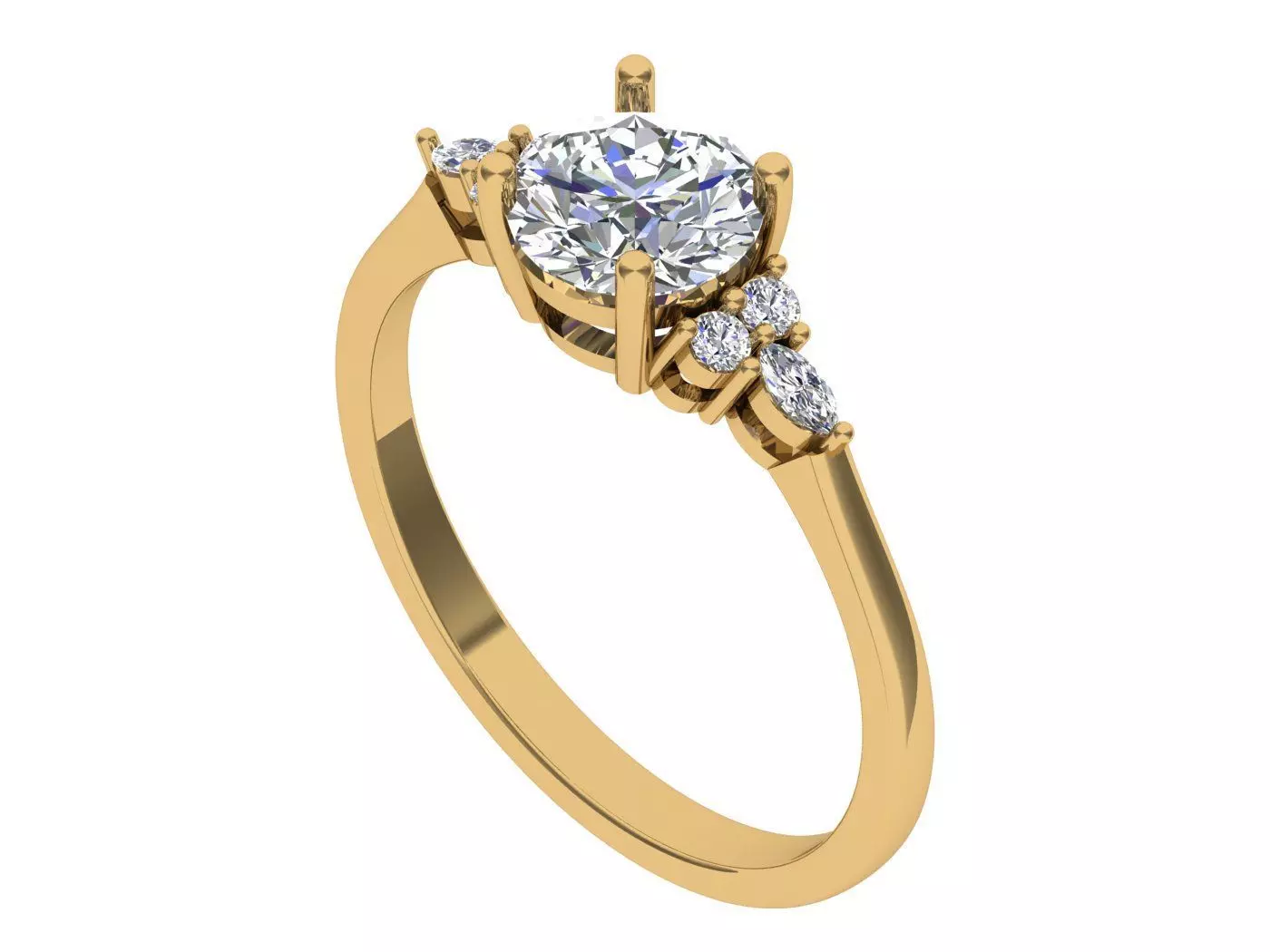 Soliter Ring 3D print model 3D print model_1