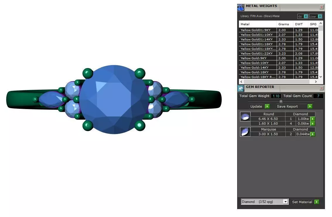 Soliter Ring 3D print model 3D print model_8