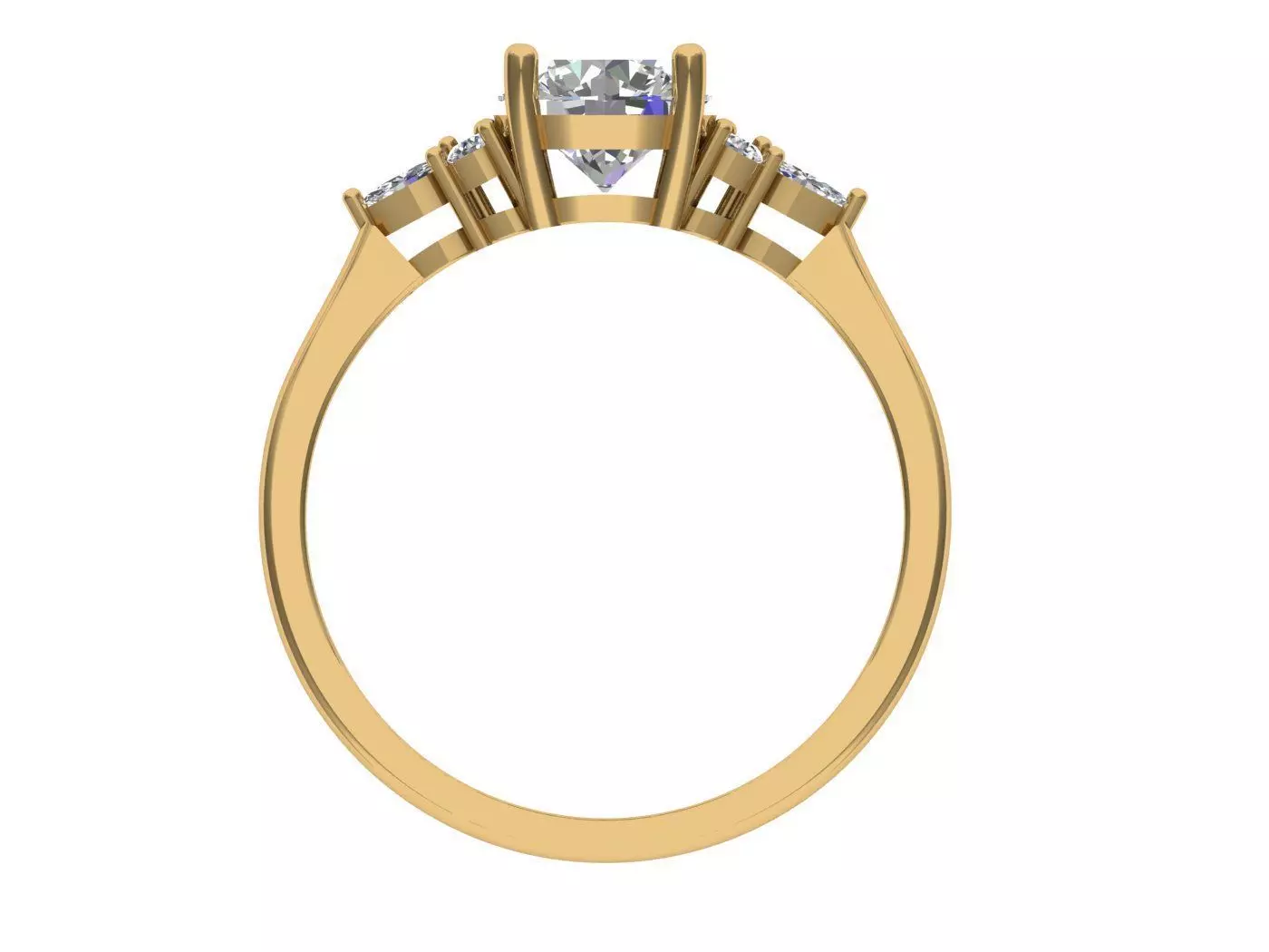 Soliter Ring 3D print model 3D print model_2