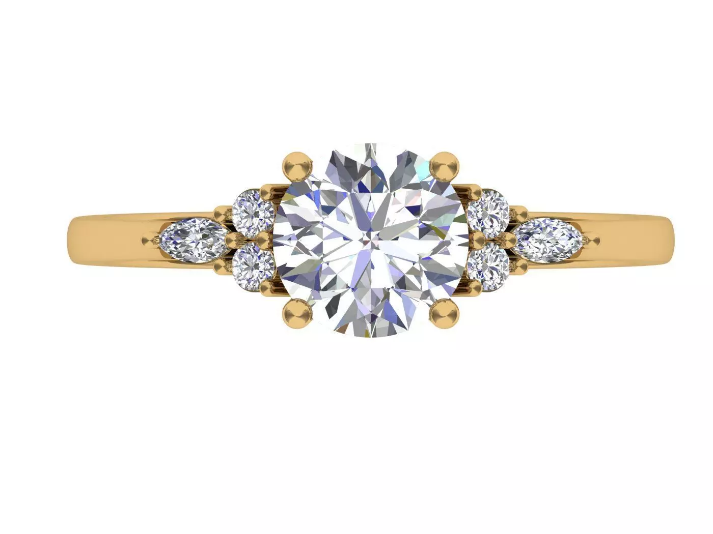 Soliter Ring 3D print model 3D print model_0