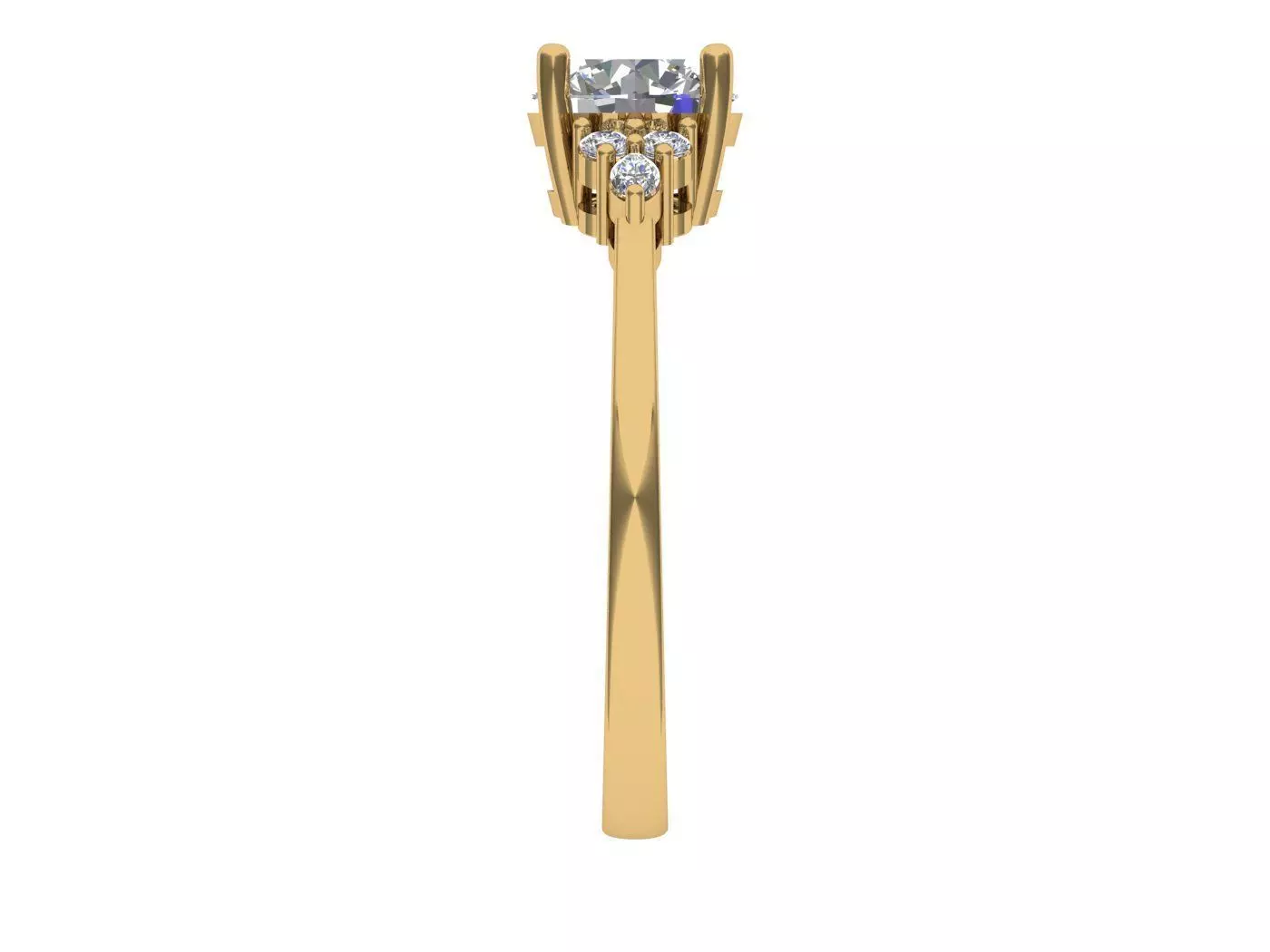 Soliter Ring 3D print model 3D print model_3