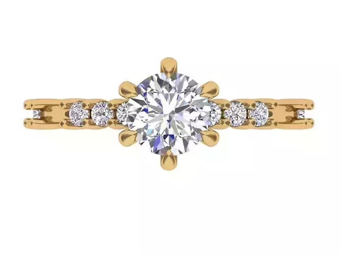 Soliter Ring 3D print model