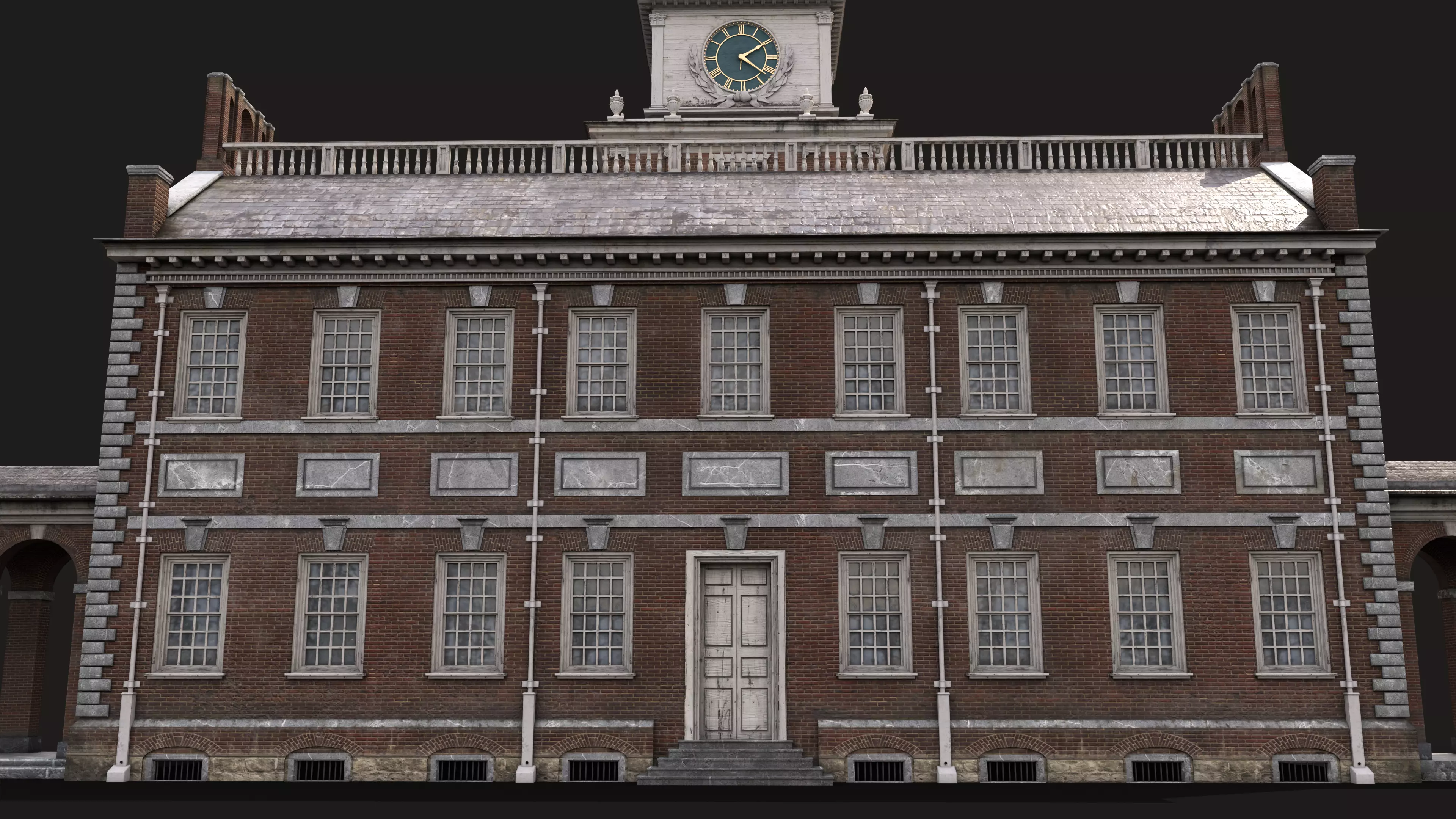 Independence Hall 3D model_5