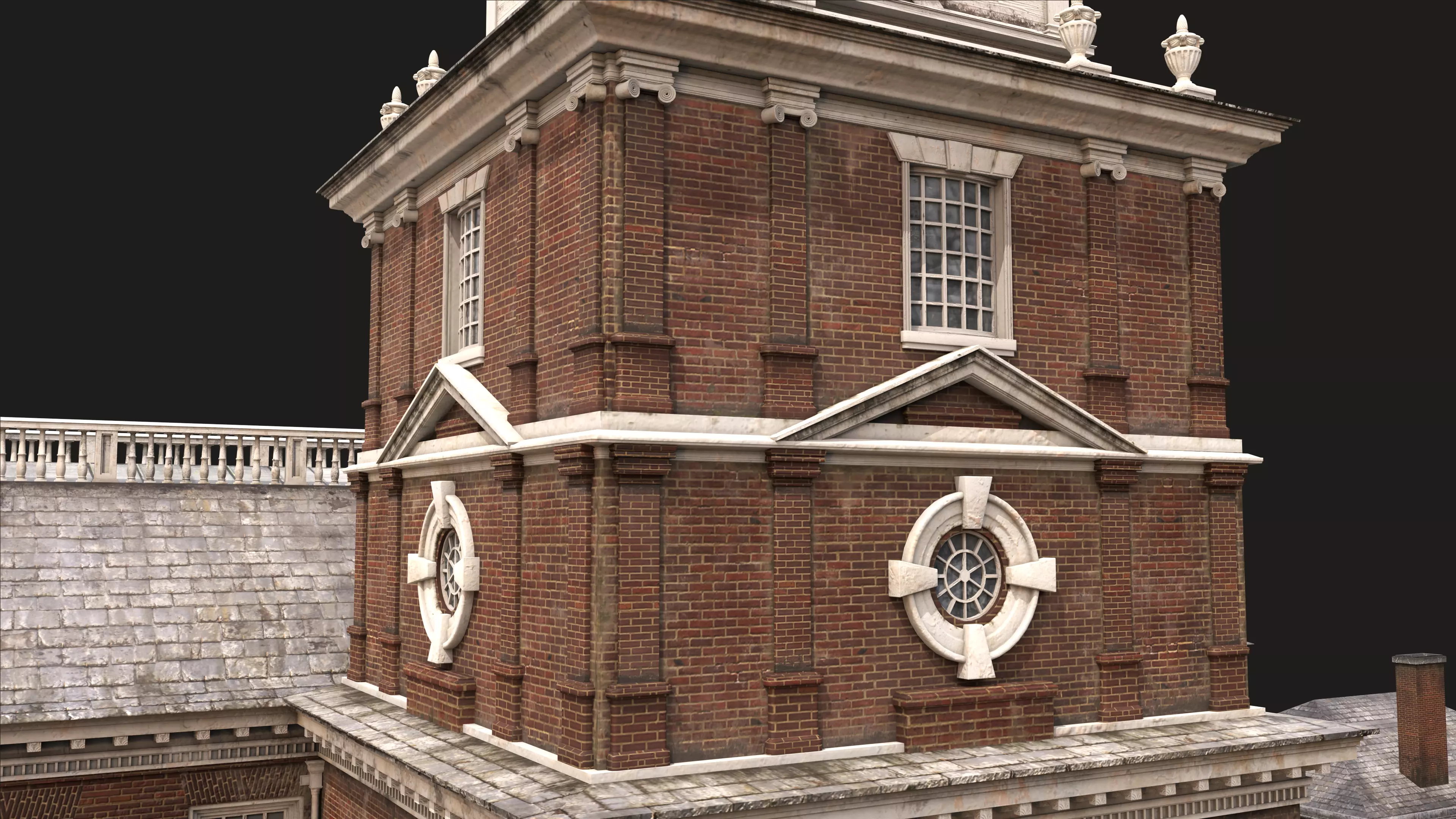 Independence Hall 3D model_14