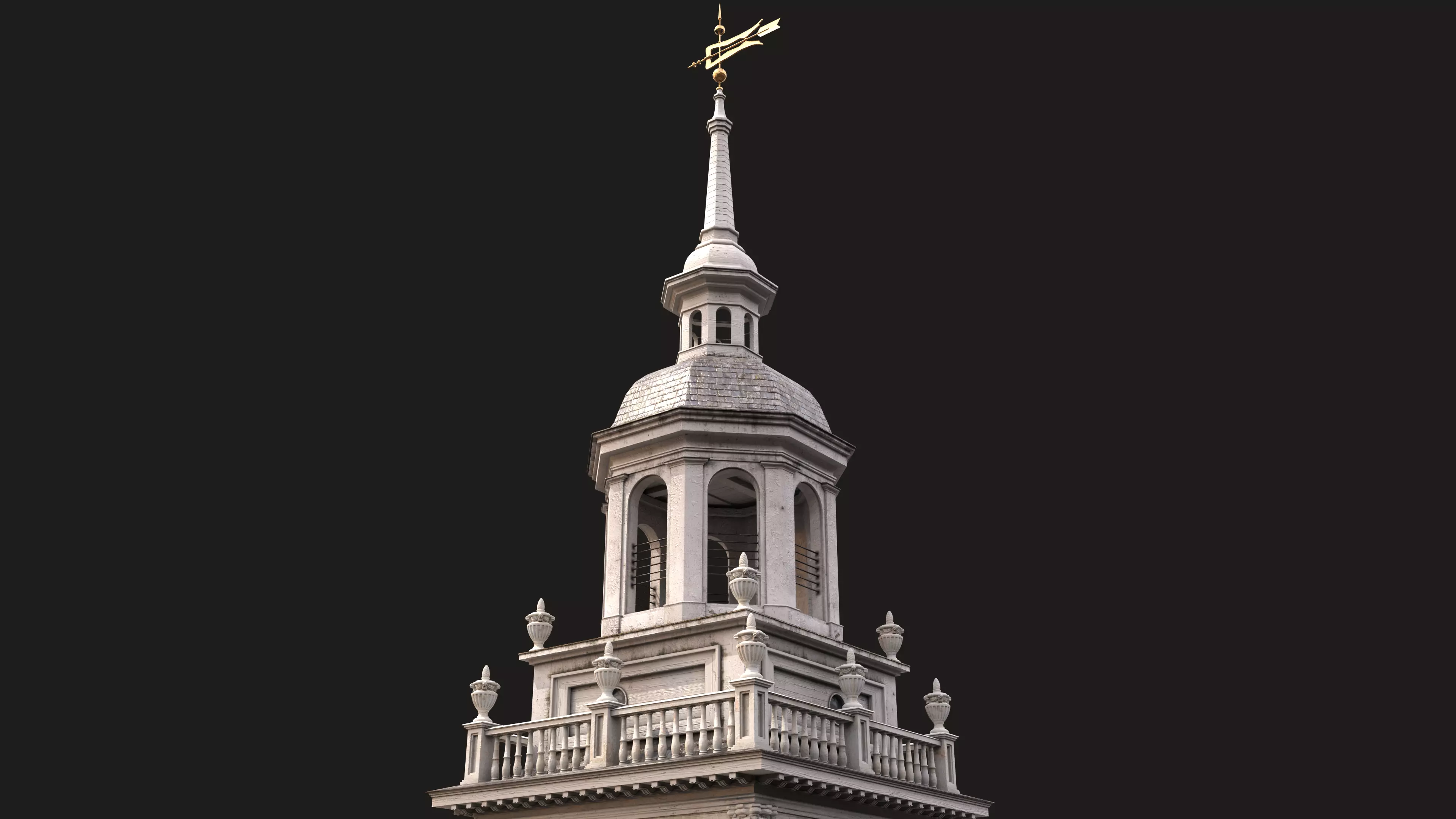 Independence Hall 3D model_12