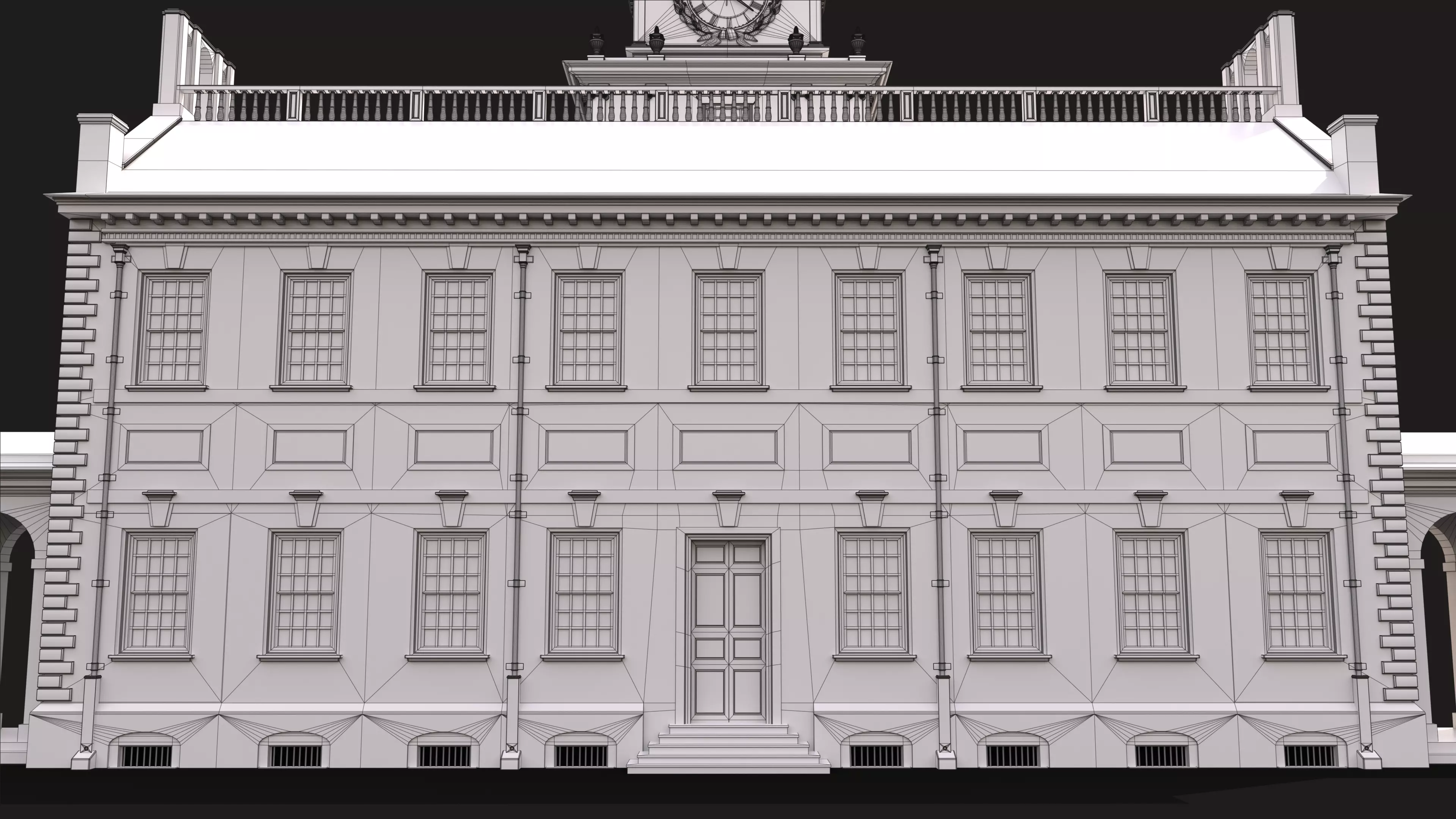 Independence Hall 3D model_23