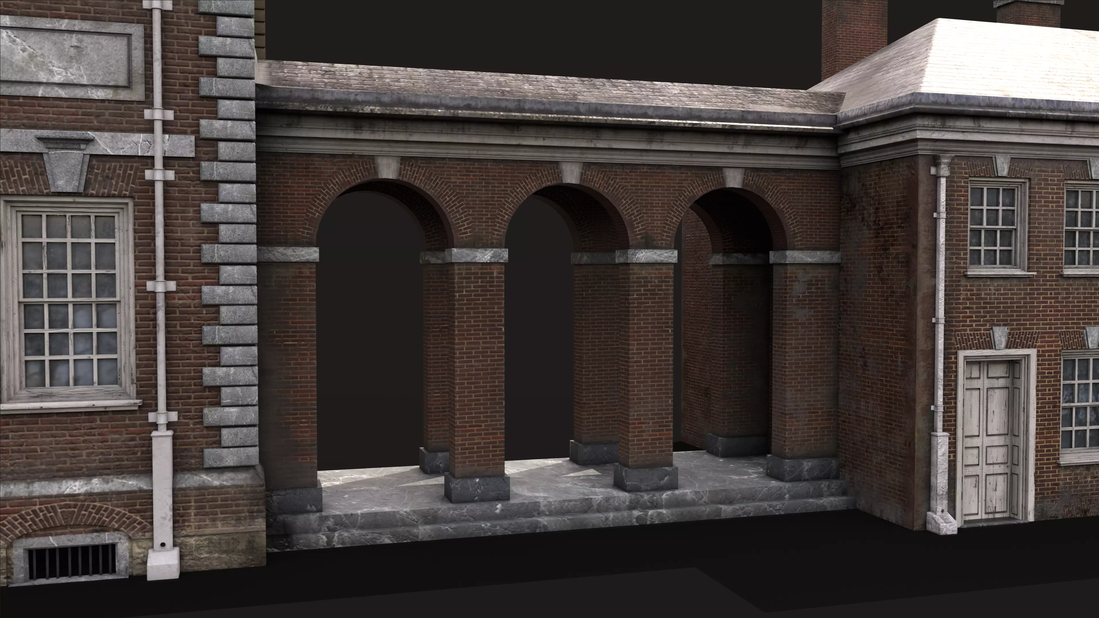 Independence Hall 3D model_4