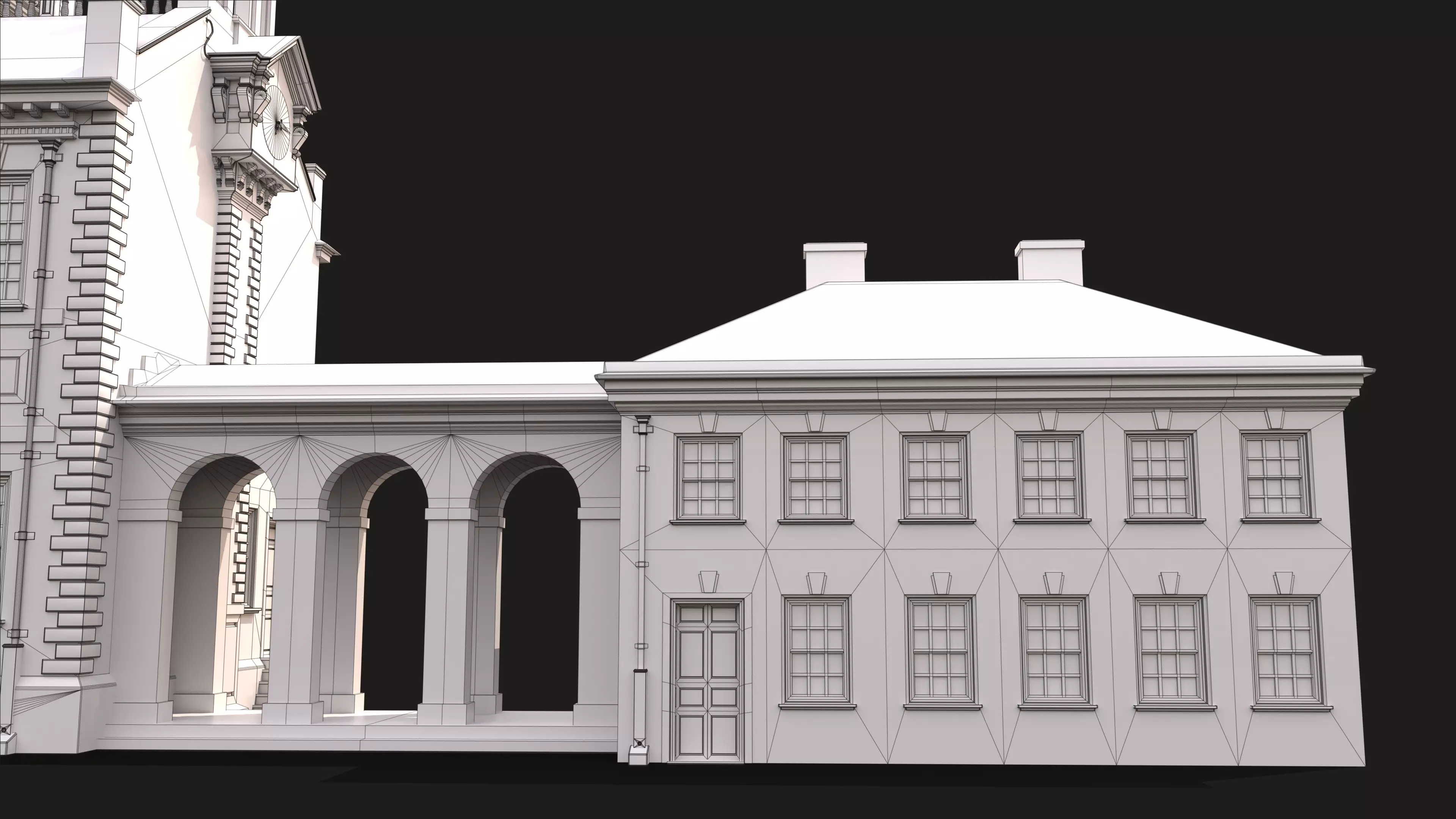 Independence Hall 3D model_22