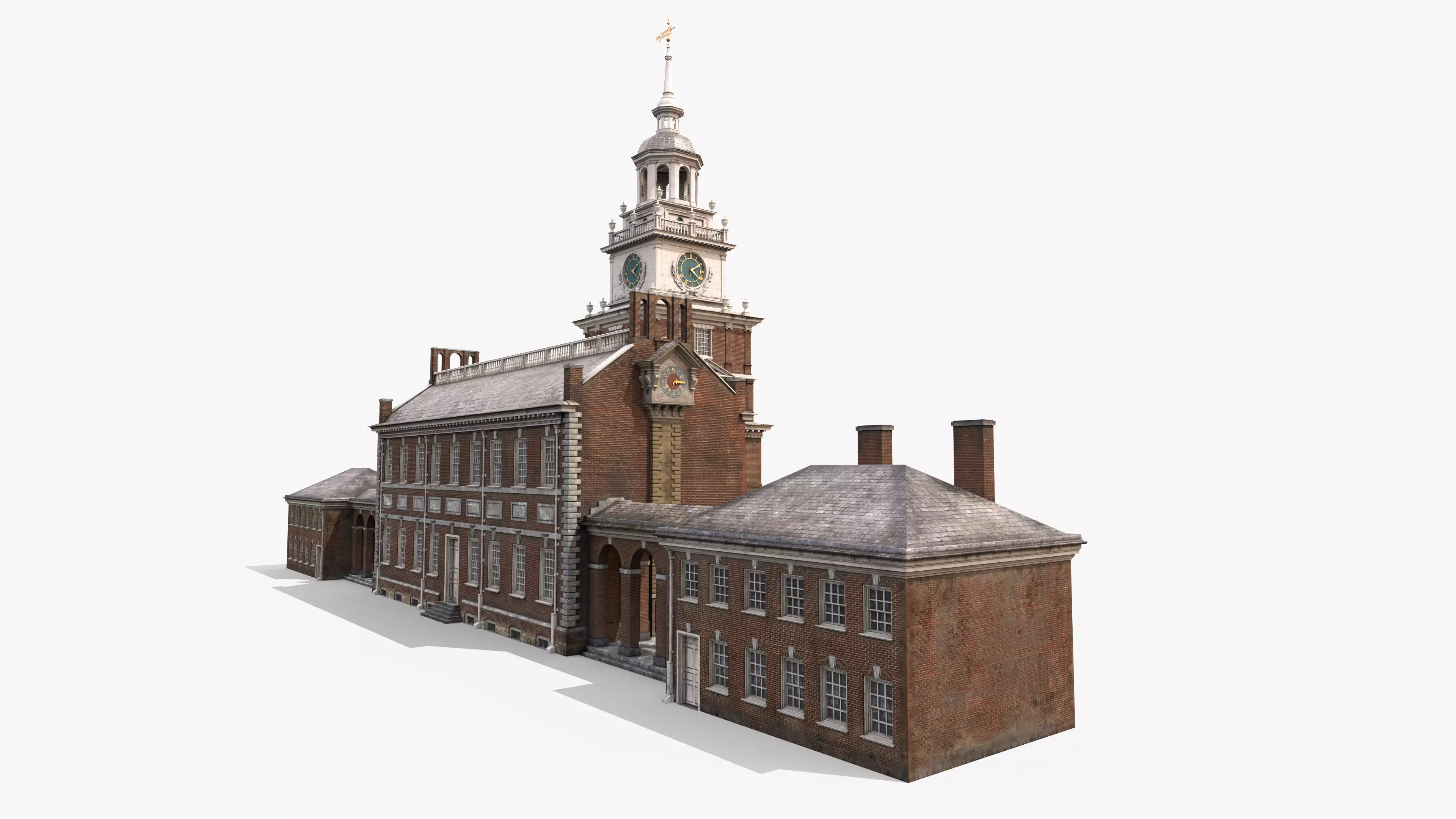 Independence Hall 3D model_0