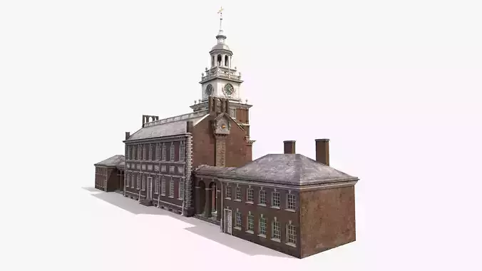 Independence Hall 3D model