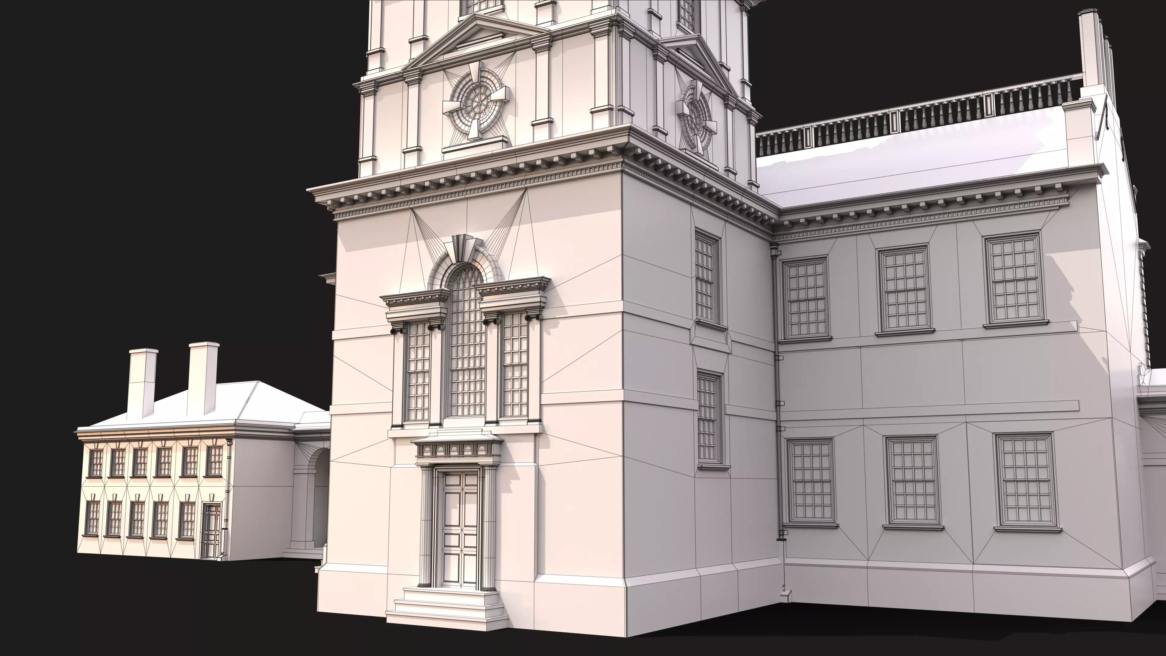 Independence Hall 3D model_26
