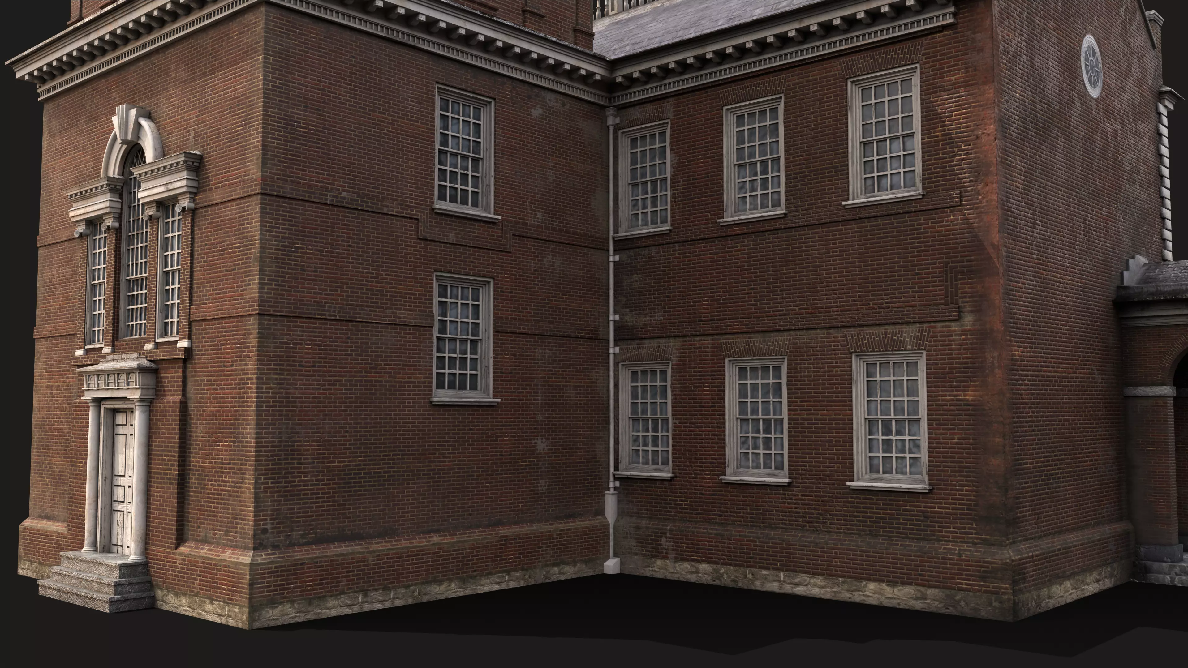 Independence Hall 3D model_10