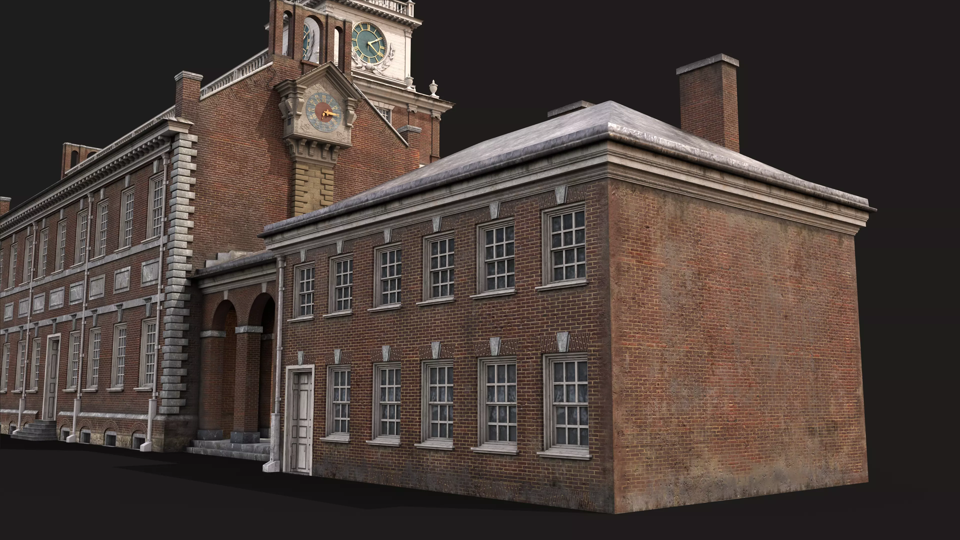 Independence Hall 3D model_2