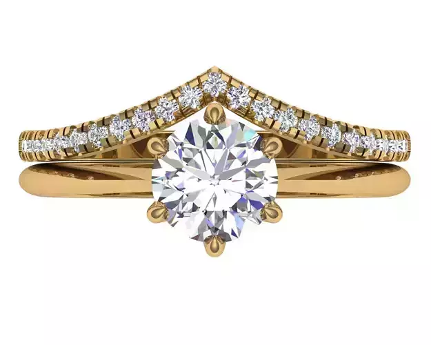 Soliter Ring 3D print model