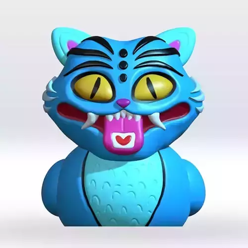 kpop demon hunters Derpy tiger Duck STL file 3D Model 3mf