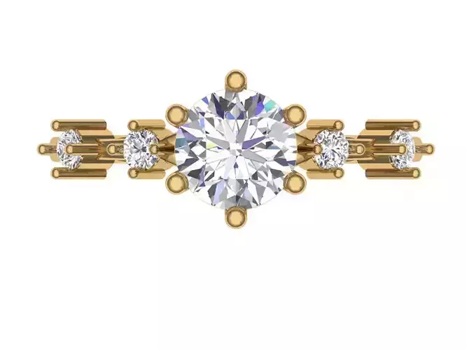 Soliter Ring 3D print model