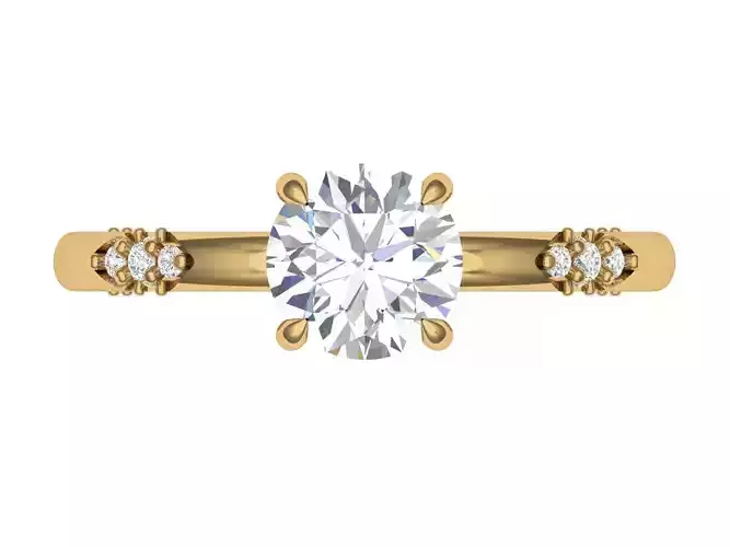 Soliter Ring 3D print model