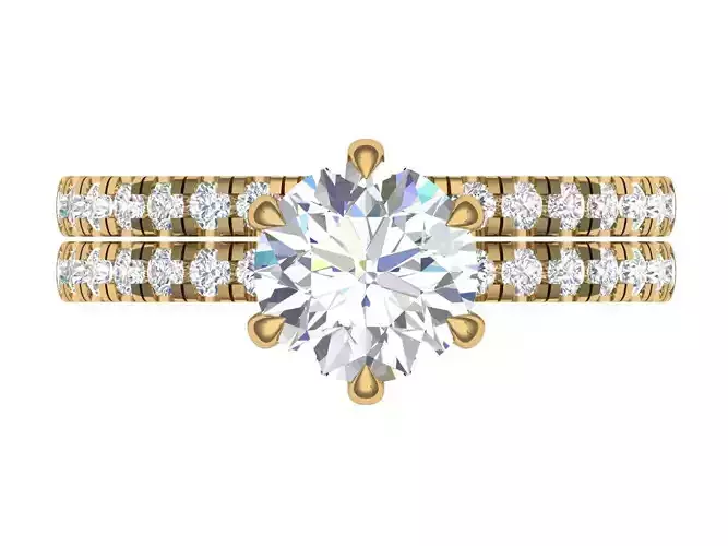 Soliter Ring 3D print model