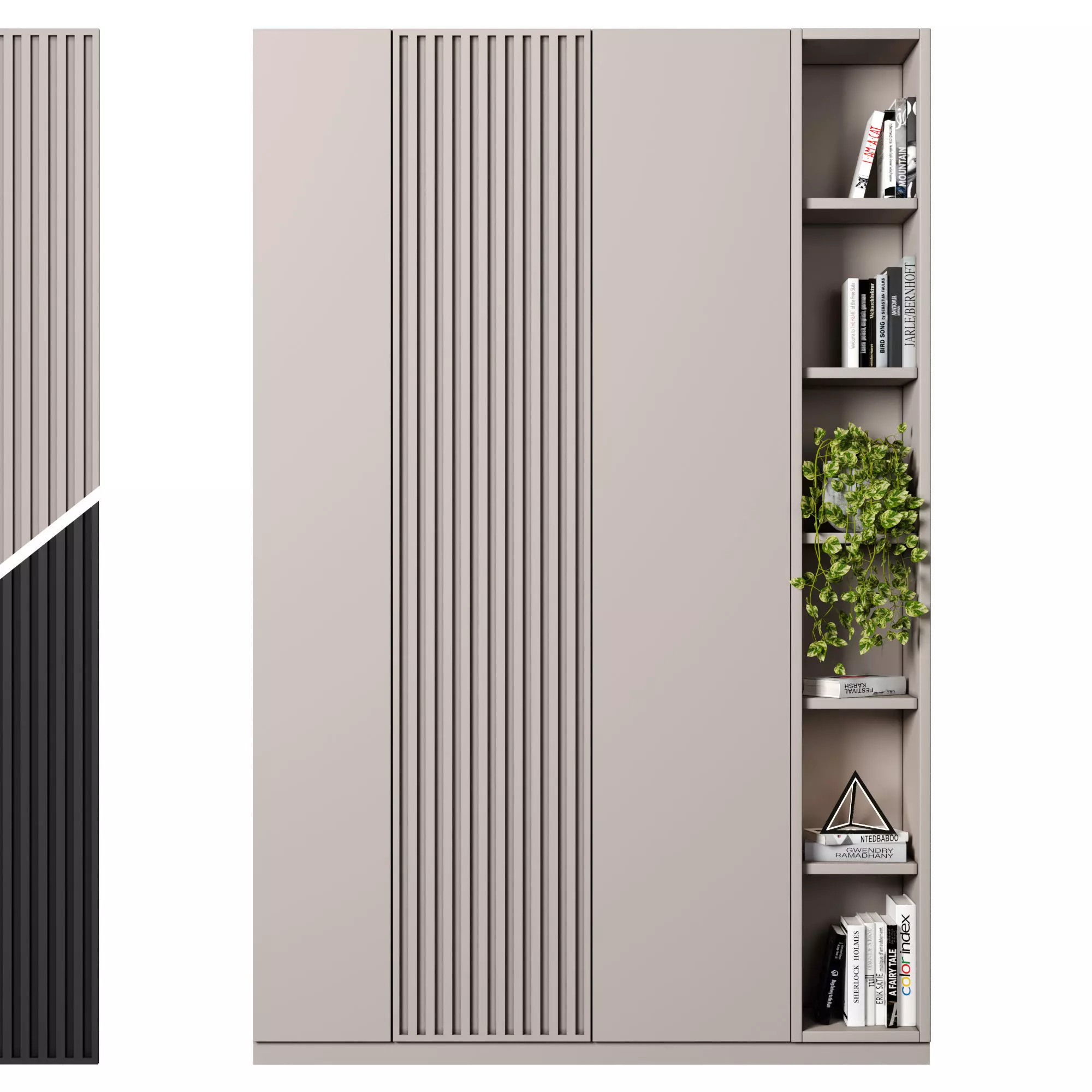 Cabinet with shelves 36 3D model