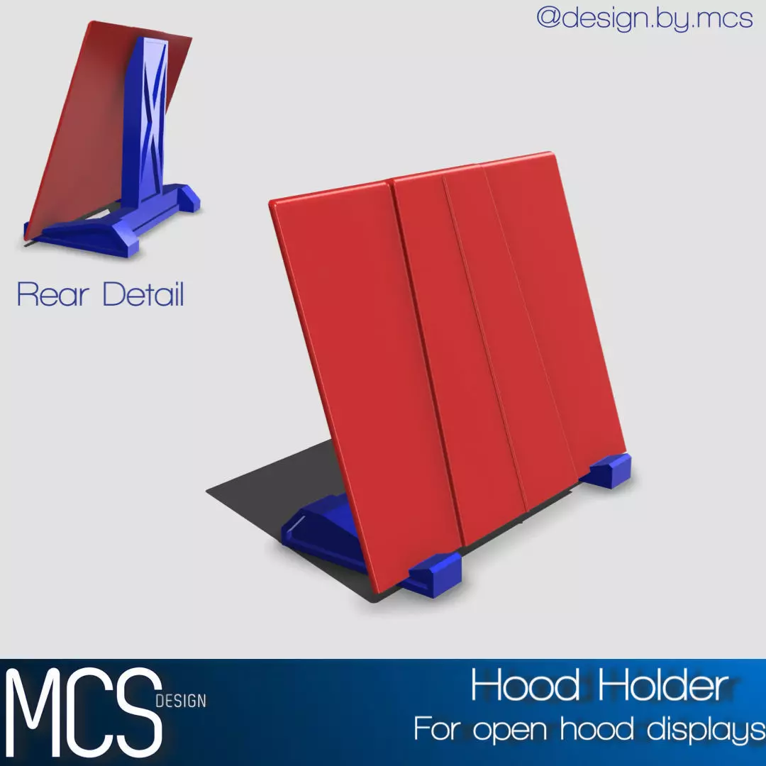 Hood Holder for display 3D print model