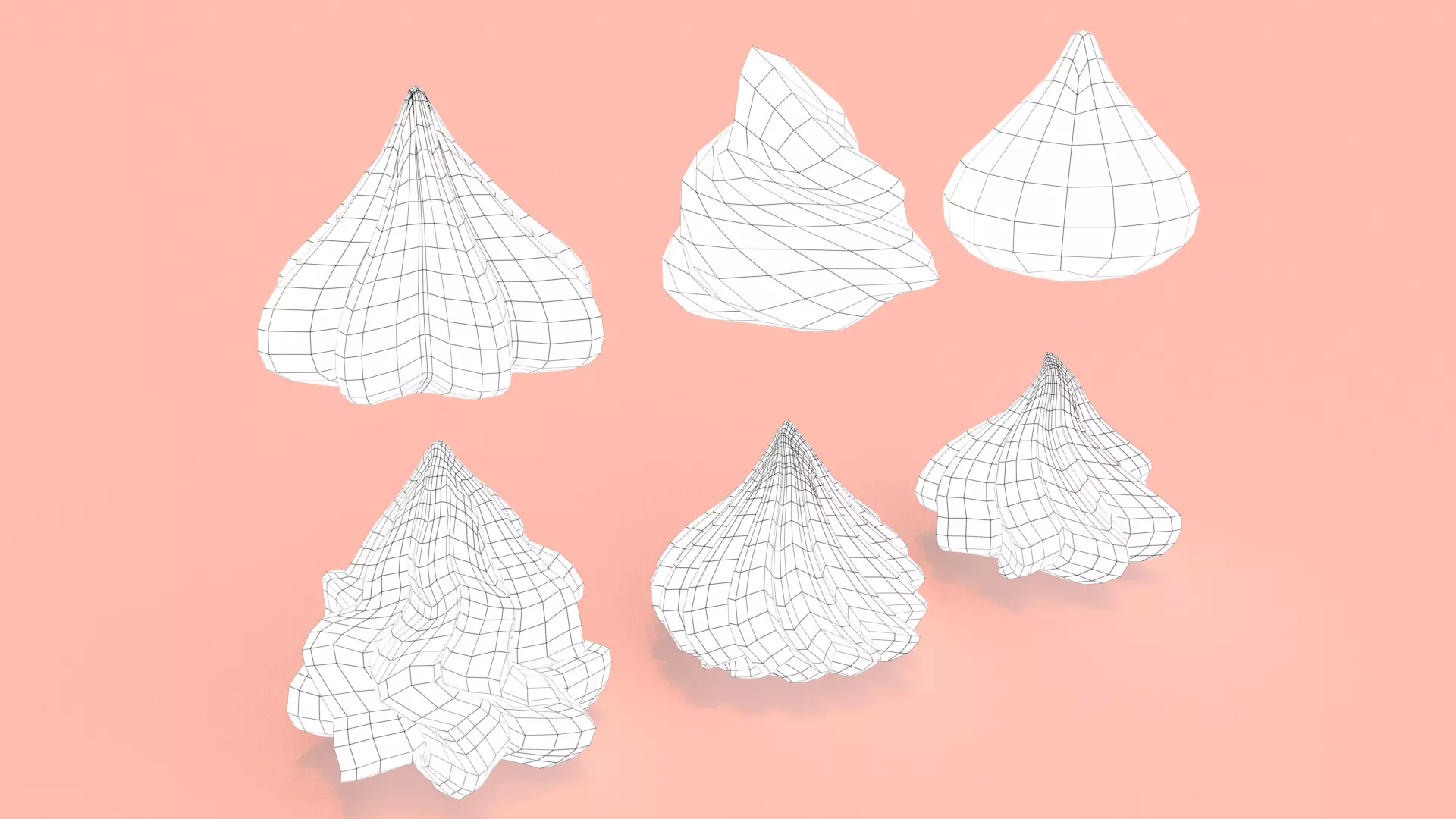 Cream Set - Piping Whipped Cream 3D model_8