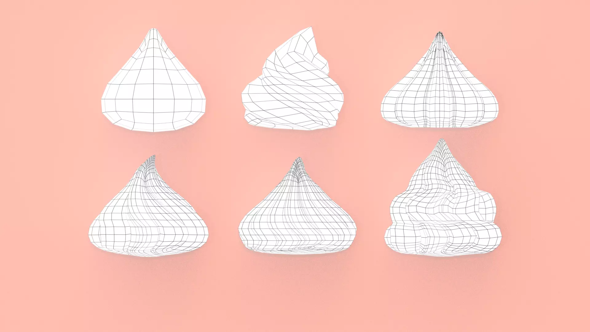 Cream Set - Piping Whipped Cream 3D model_7