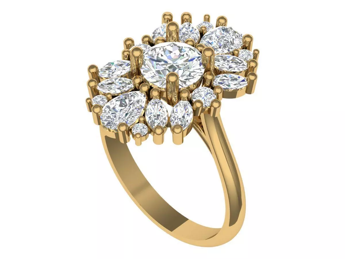 Soliter Ring 3D print model 3D print model_1