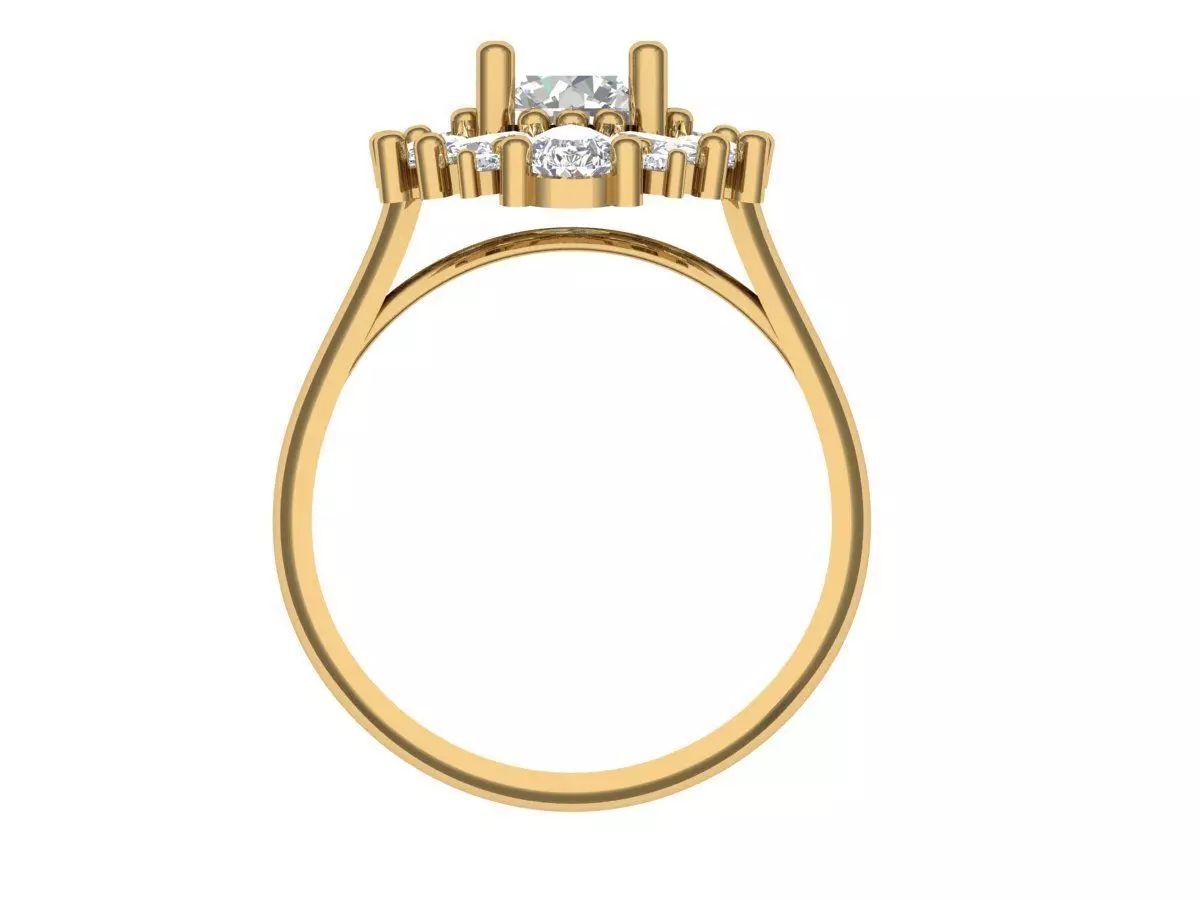 Soliter Ring 3D print model 3D print model_3