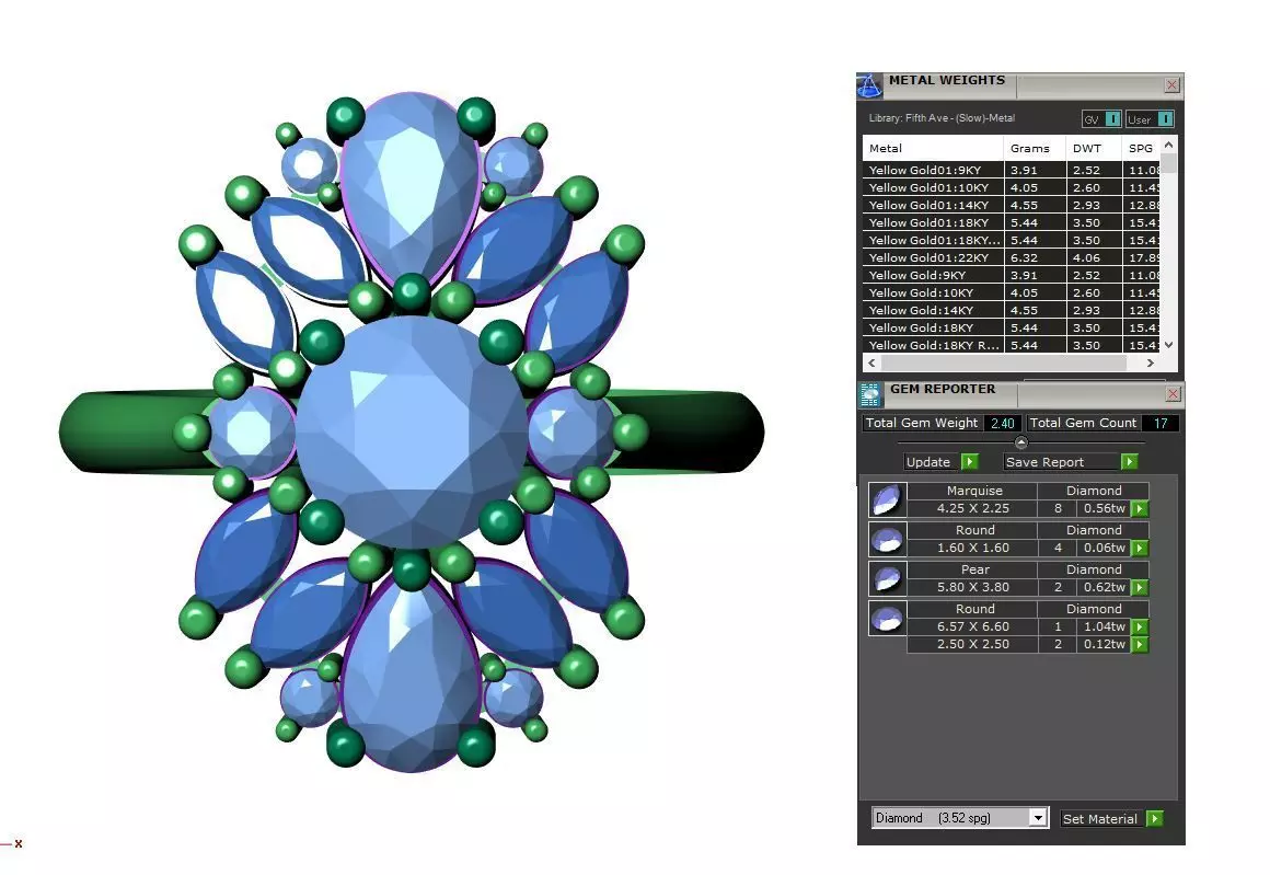Soliter Ring 3D print model 3D print model_8