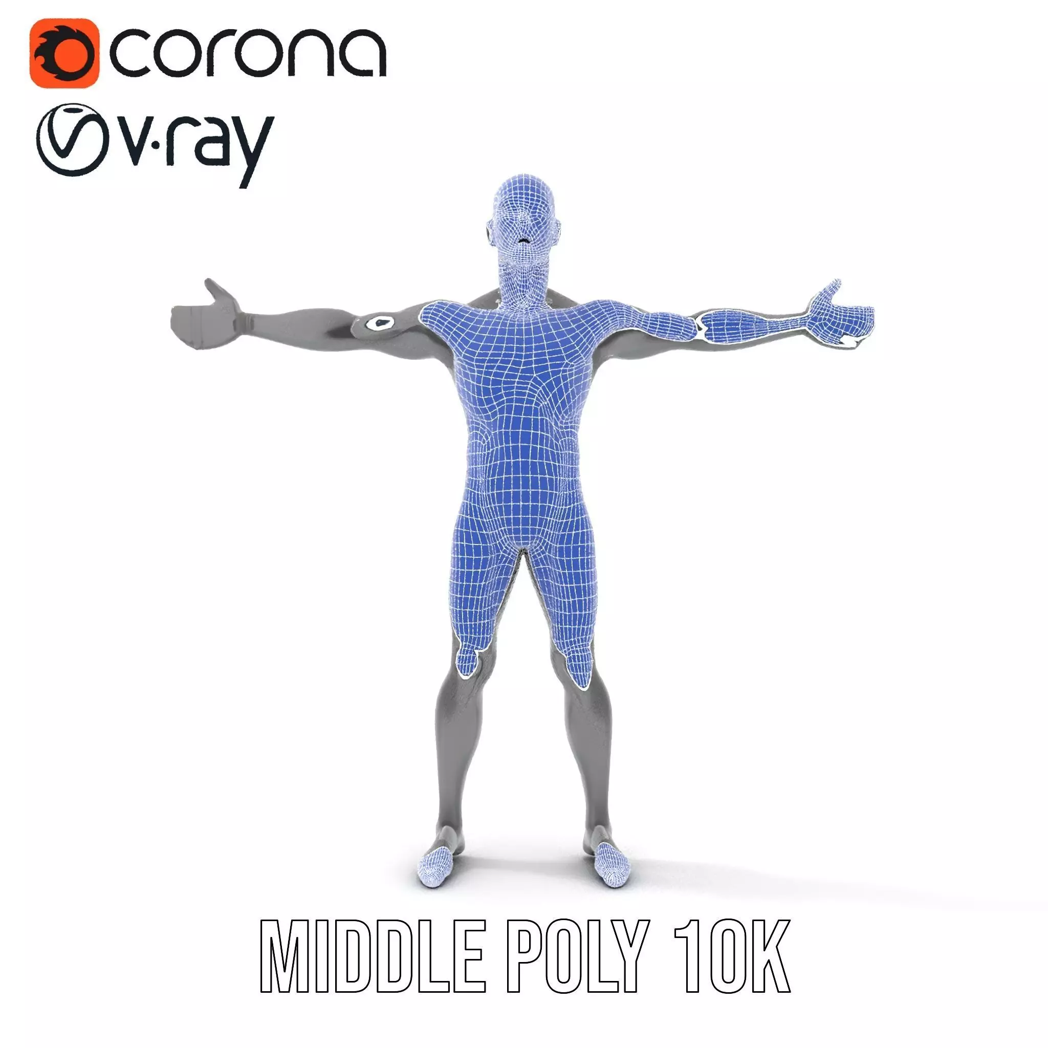 Sleek Carbon Figure model pack Low-poly 3D model_27