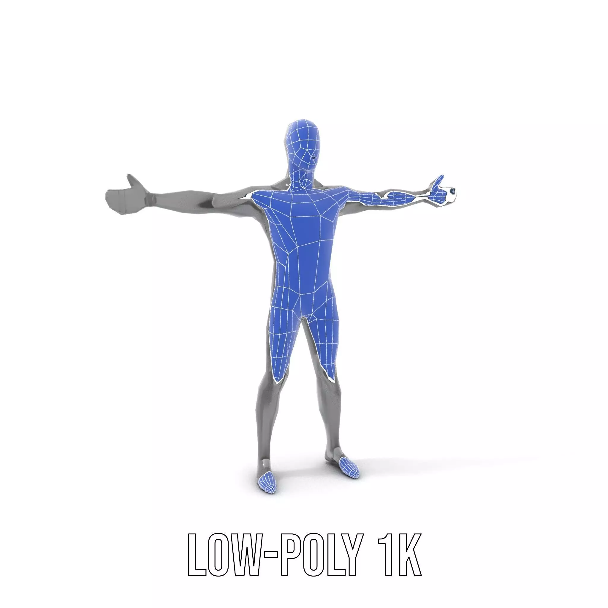 Sleek Carbon Figure model pack Low-poly 3D model_17
