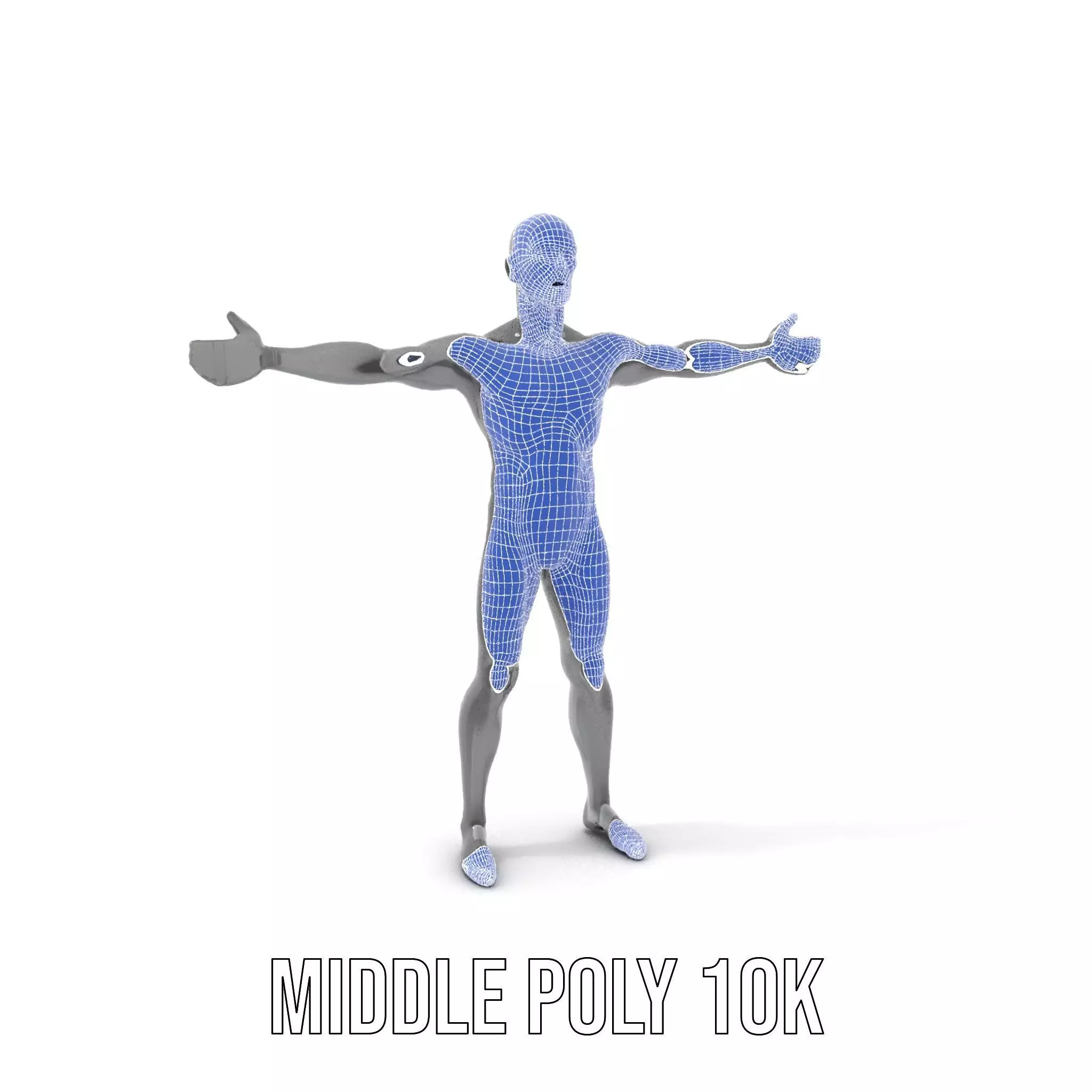 Sleek Carbon Figure model pack Low-poly 3D model_22