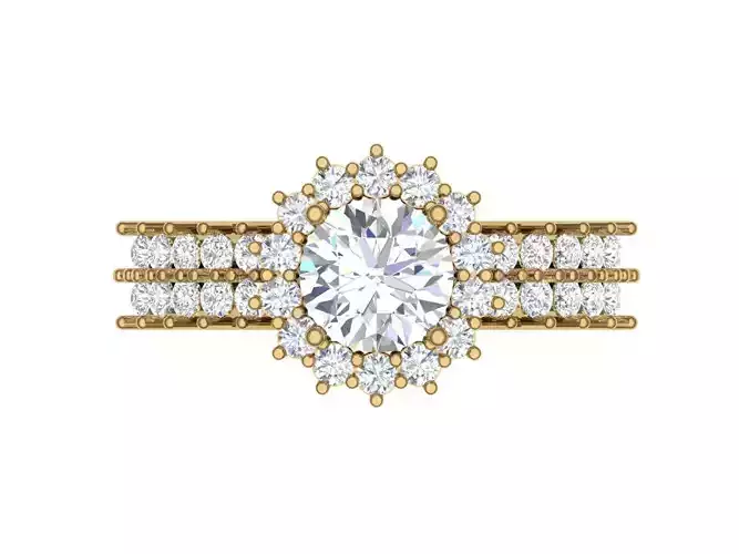 Soliter Ring 3D print model