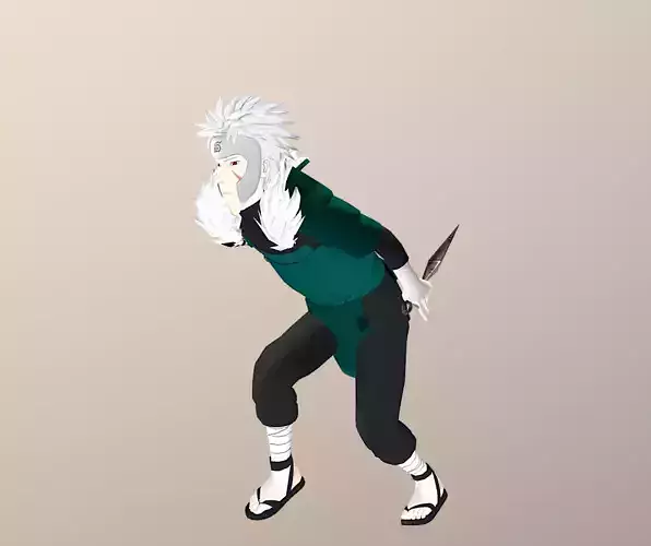 Tobirama Senju Conjurer KRAKEN animation fbx